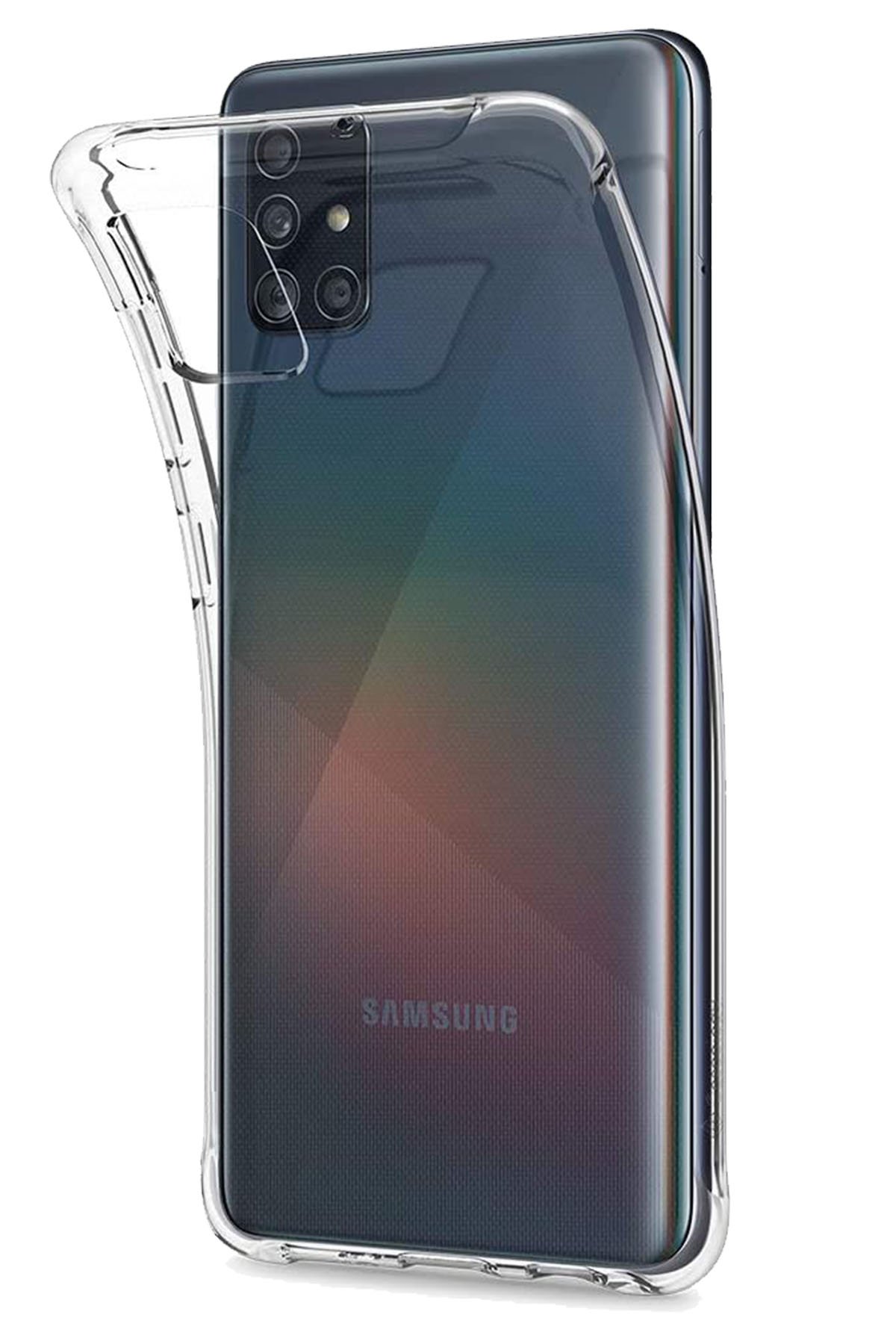 Newface Samsung Galaxy A51 Kılıf Montreal Silikon Kapak - Turkuaz
