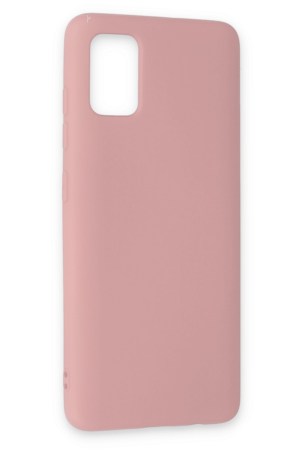 Newface Samsung Galaxy A51 Kılıf Palm Buzlu Kamera Sürgülü Silikon - Lila