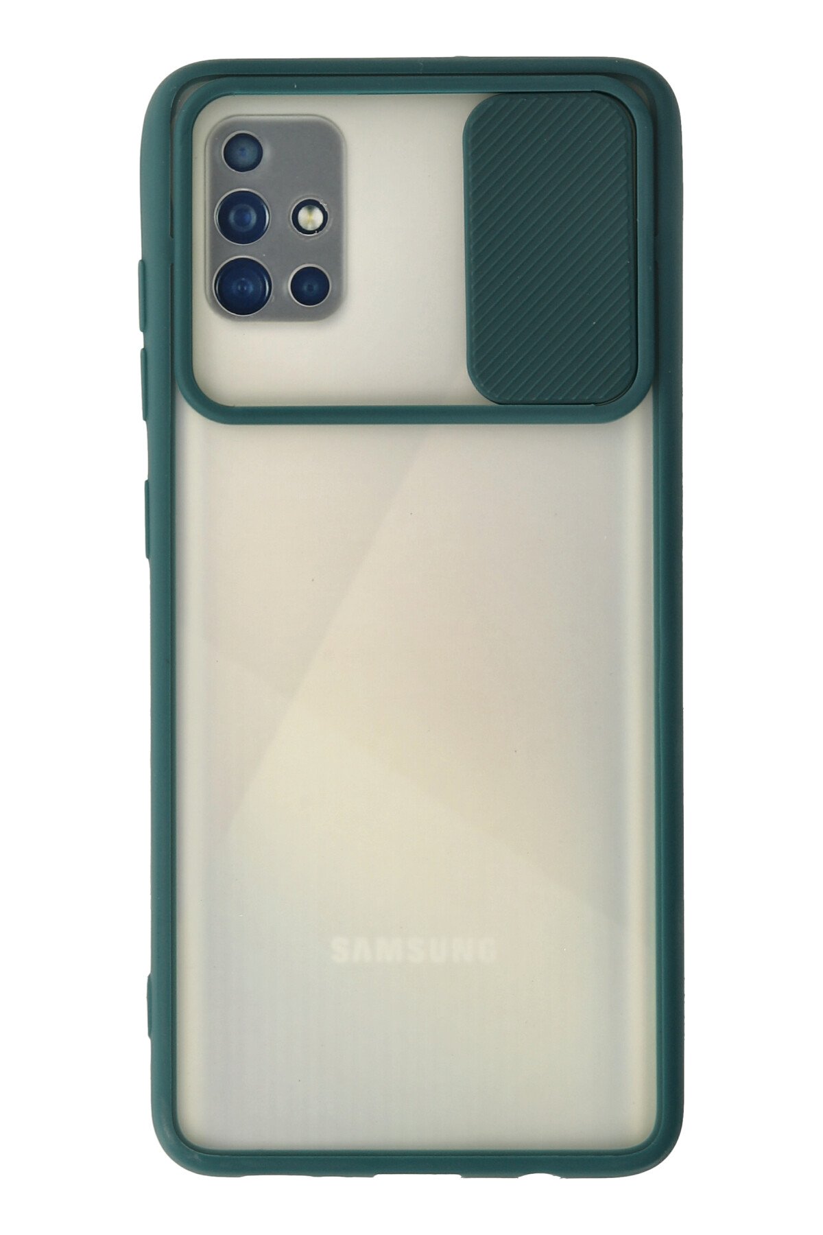 Newface Samsung Galaxy A51 Kılıf Nano içi Kadife  Silikon - Sarı