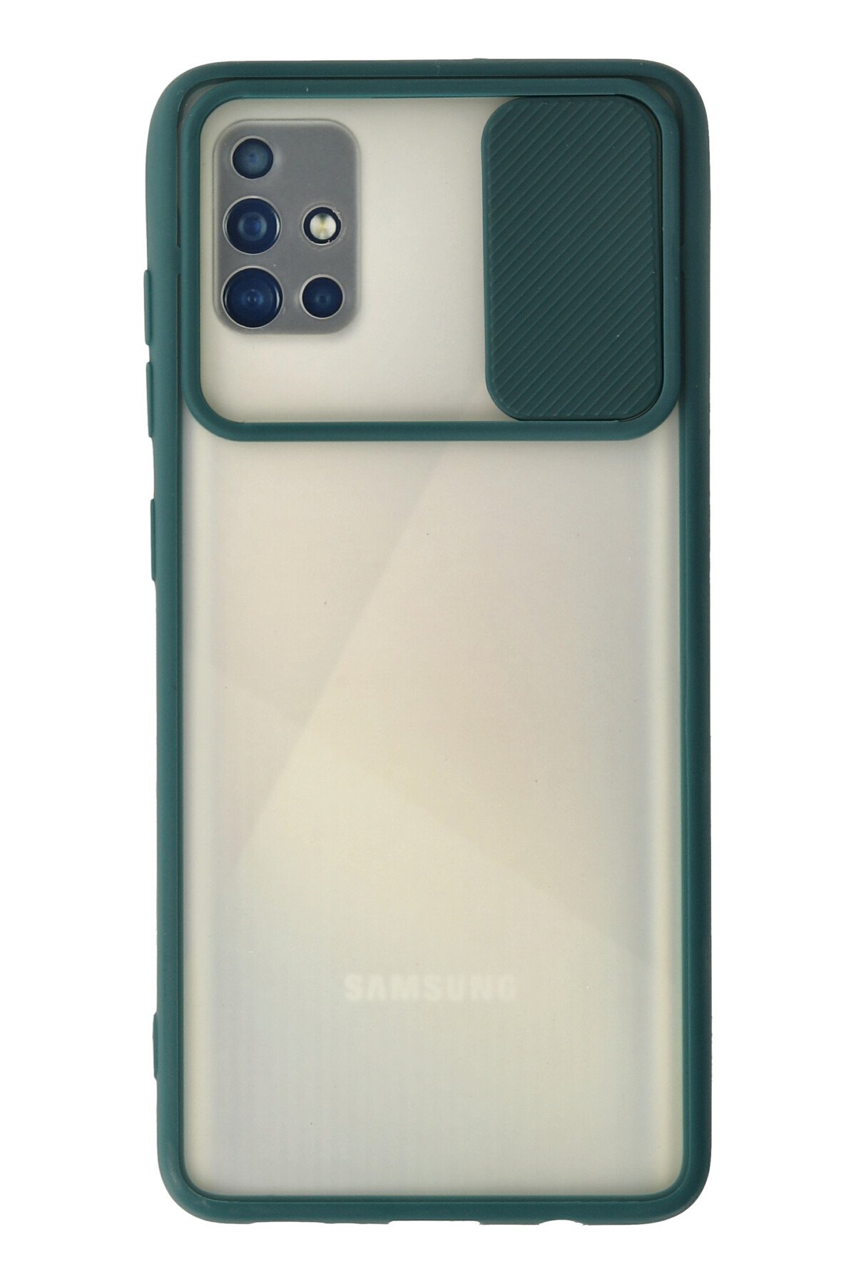 Newface Samsung Galaxy A51 Kılıf Miami Şeffaf Silikon - Açık Mor