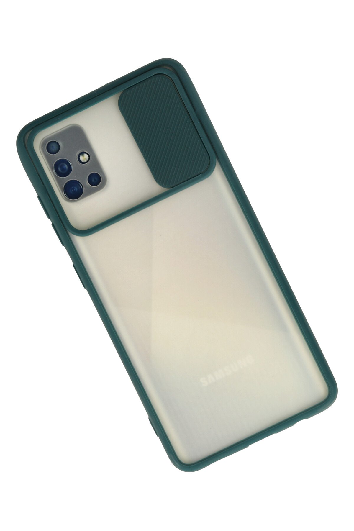 Newface Samsung Galaxy A51 Kılıf Miami Şeffaf Silikon - Açık Mor