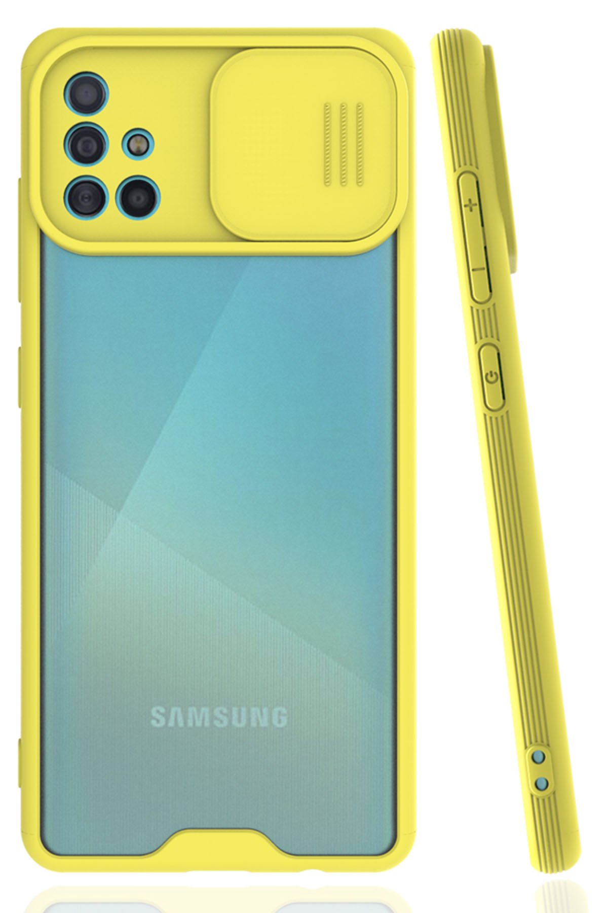 Newface Samsung Galaxy A51 Kılıf First Silikon - Lacivert