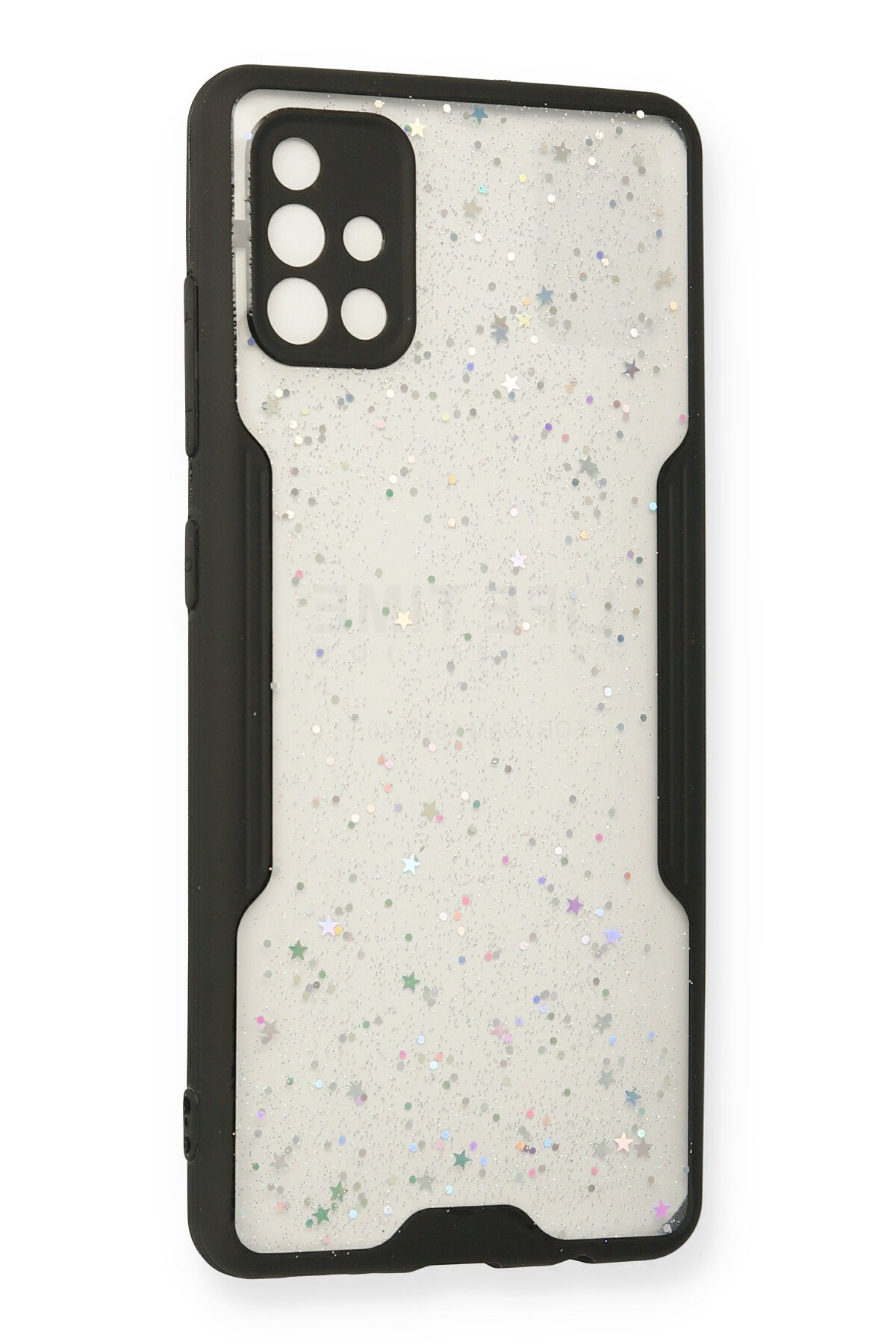 Newface Samsung Galaxy A51 Kılıf Palm Buzlu Kamera Sürgülü Silikon - Yeşil