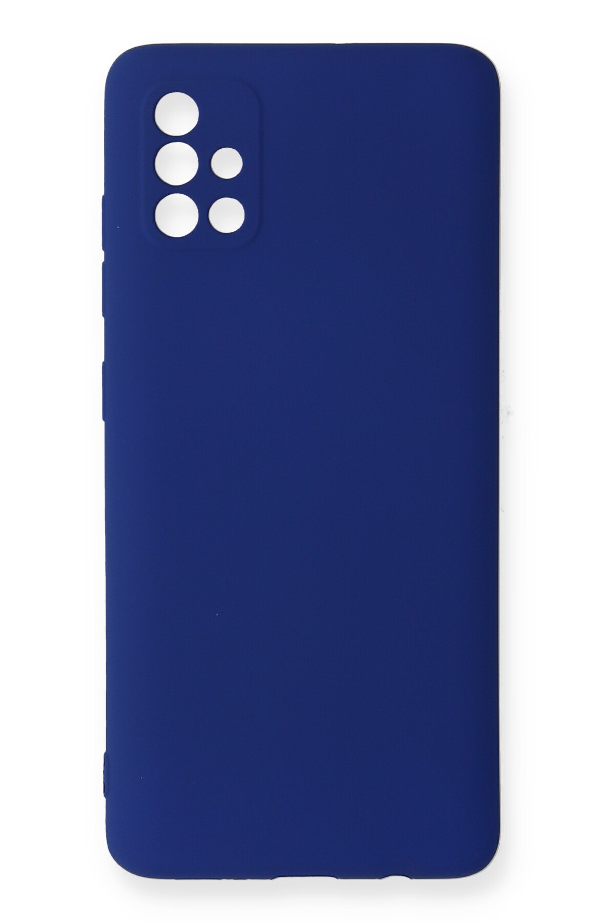 Newface Samsung Galaxy A51 Kılıf Palm Buzlu Kamera Sürgülü Silikon - Lila