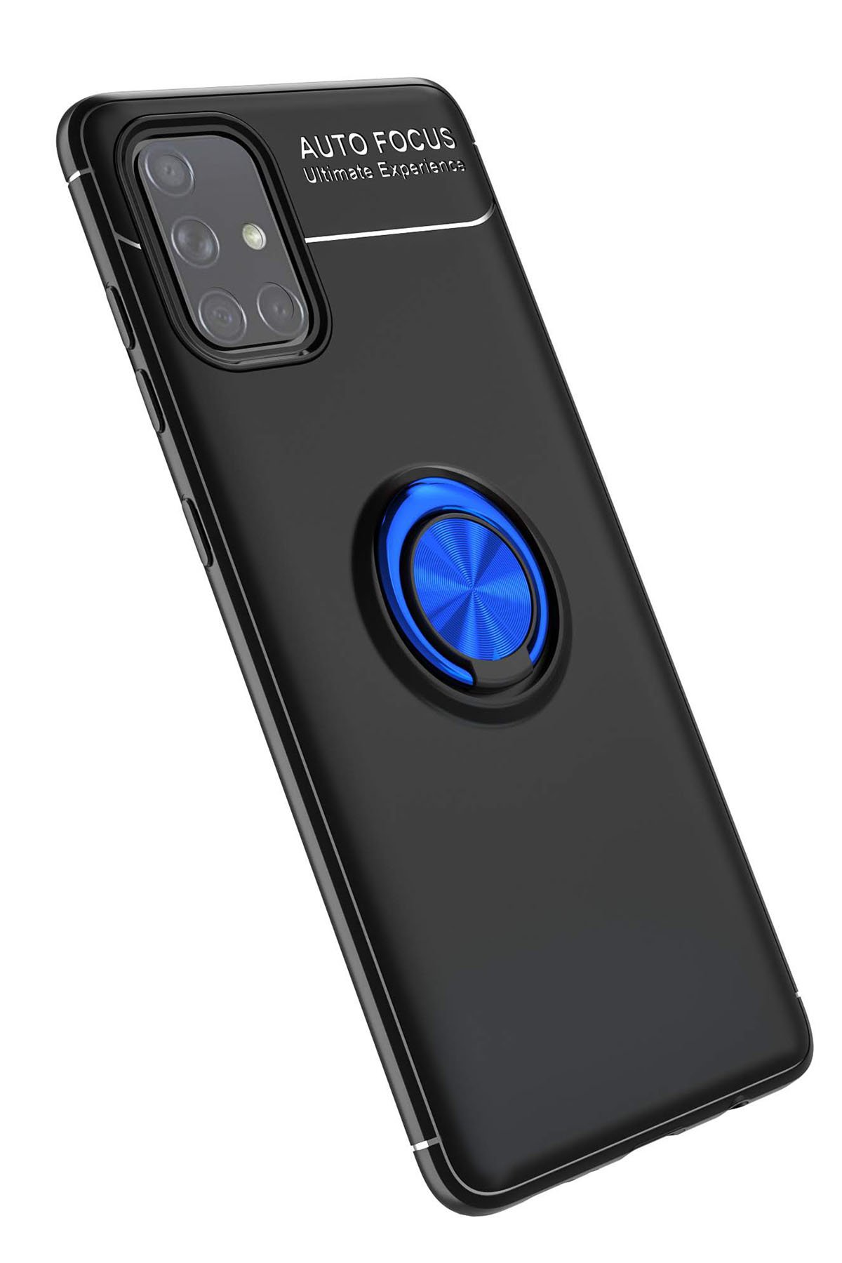 Newface Samsung Galaxy A51 Kılıf Nano içi Kadife  Silikon - Mavi