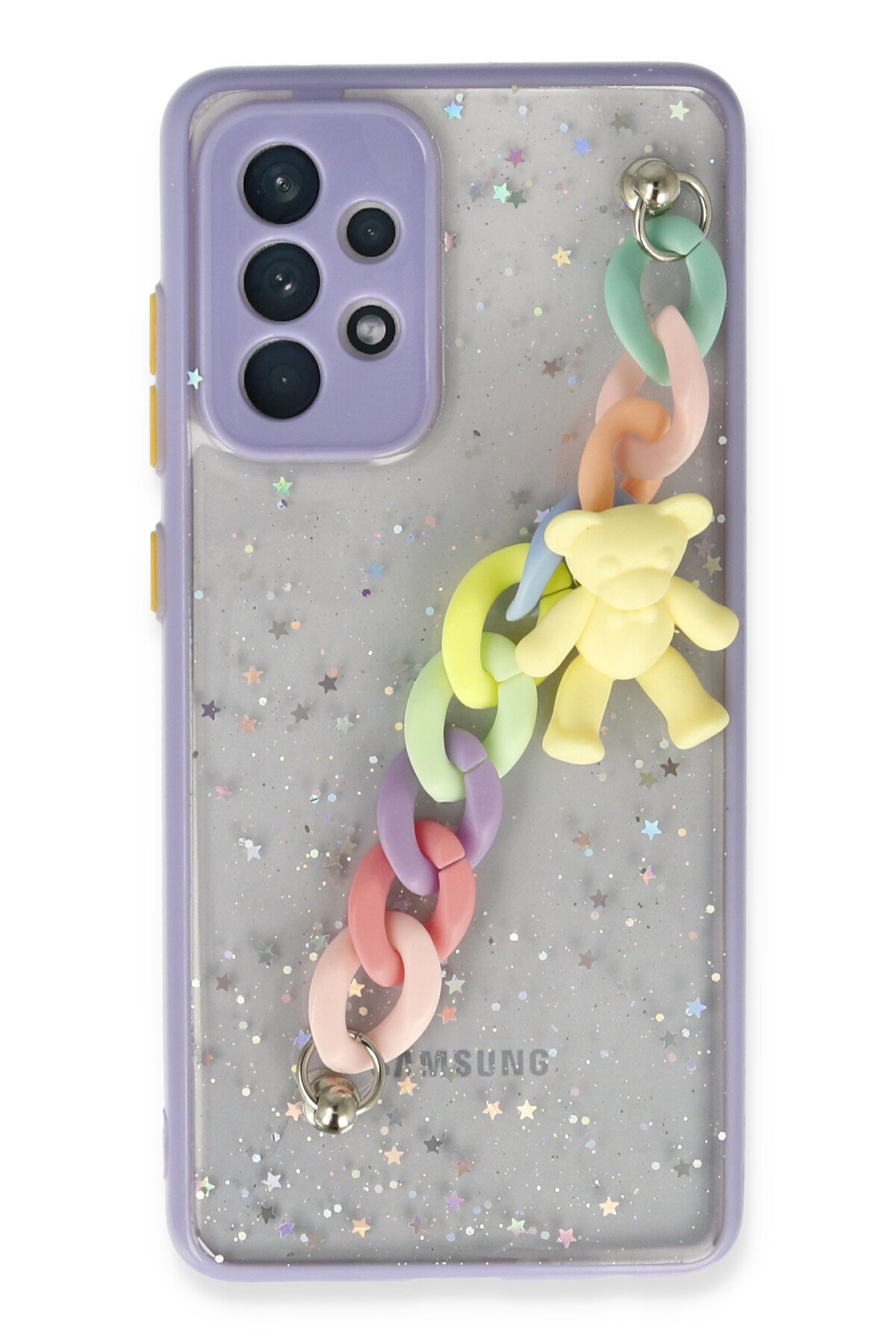 Newface Samsung Galaxy A52 Kılıf Volet Silikon - Siyah