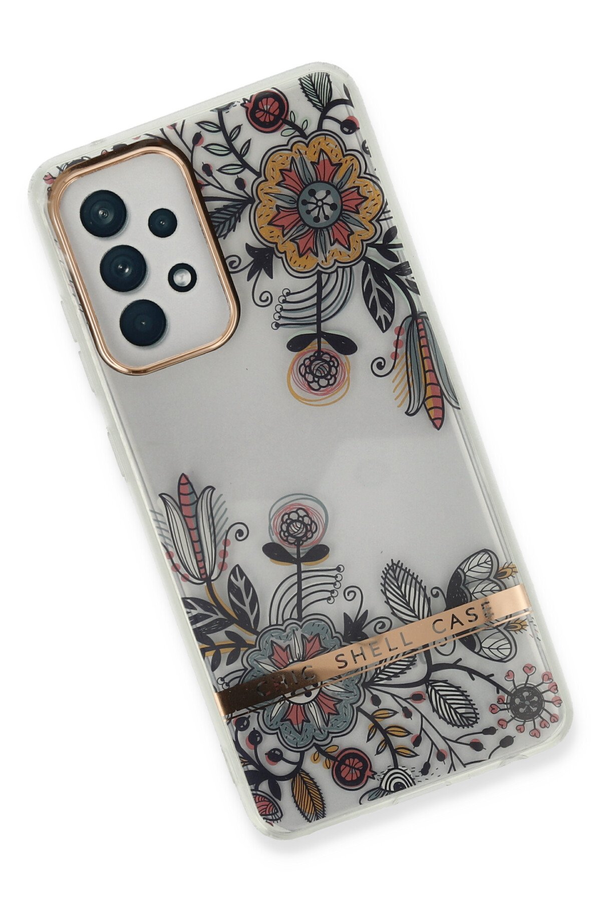 Newface Samsung Galaxy A52 Kılıf Zegna Yüzüklü Silikon Kapak - Siyah