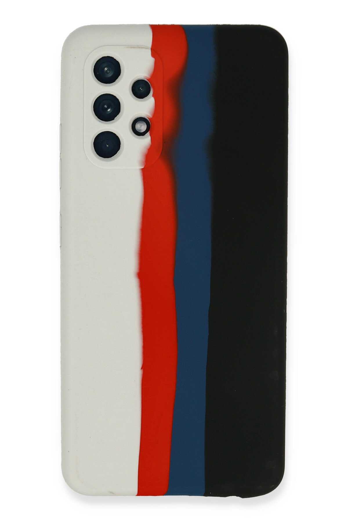 Newface Samsung Galaxy A52 Kılıf Palm Buzlu Kamera Sürgülü Silikon - Pembe