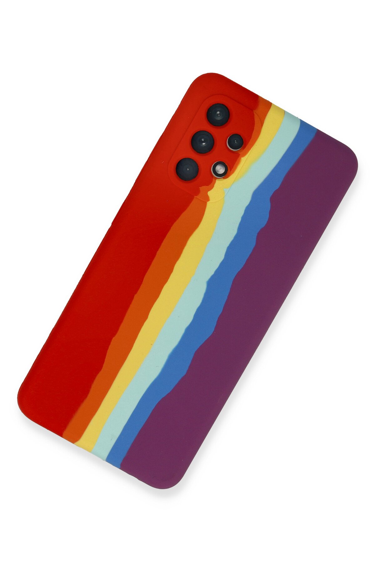 Newface Samsung Galaxy A52 Kılıf Platin Kamera Koruma Silikon - Lacivert