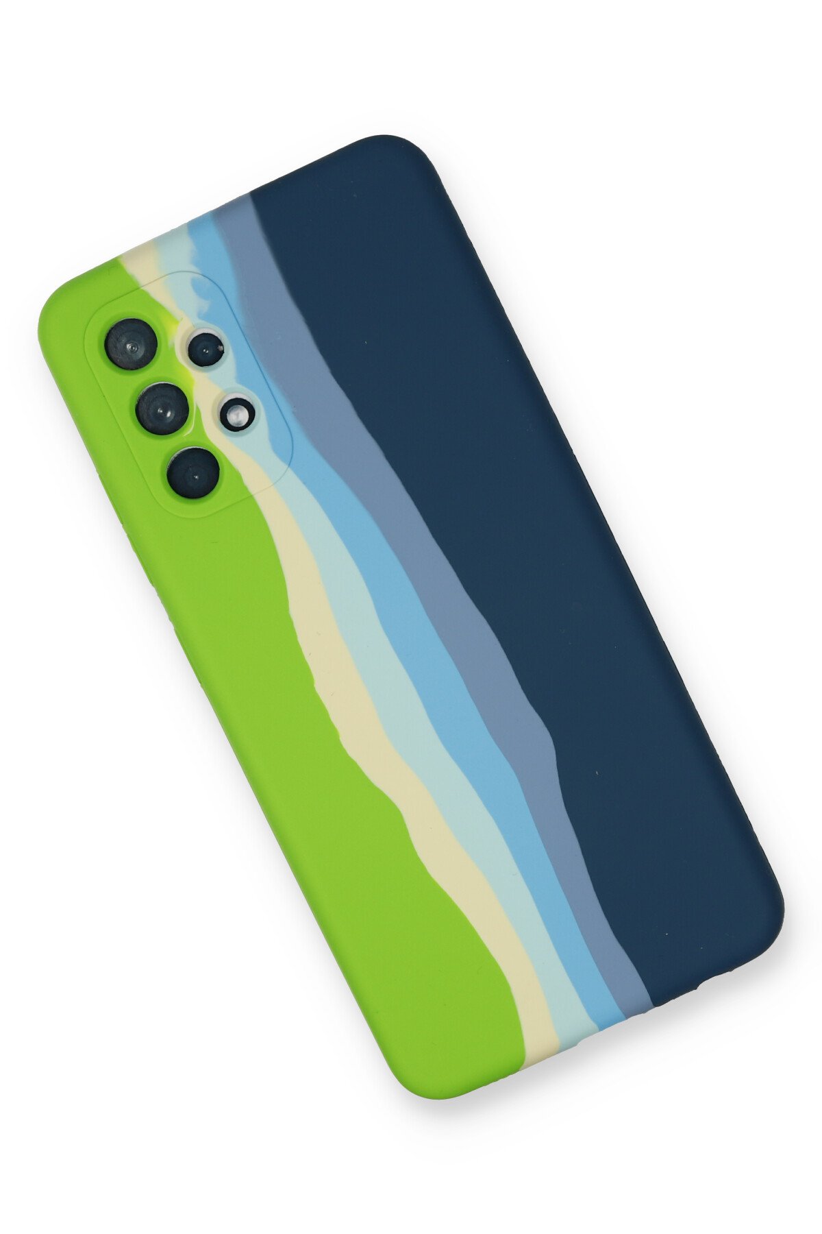 Newface Samsung Galaxy A52 Kılıf Montreal Silikon Kapak - Koyu Yeşil