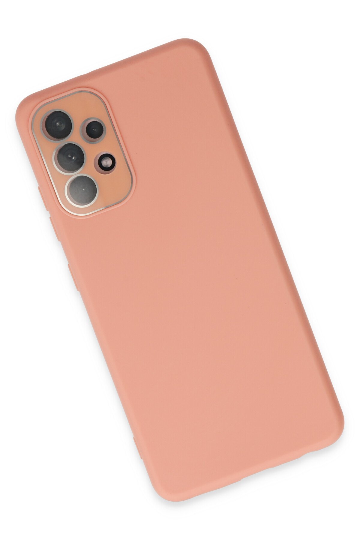Newface Samsung Galaxy A52 Kılıf Color Lens Silikon - Yeşil