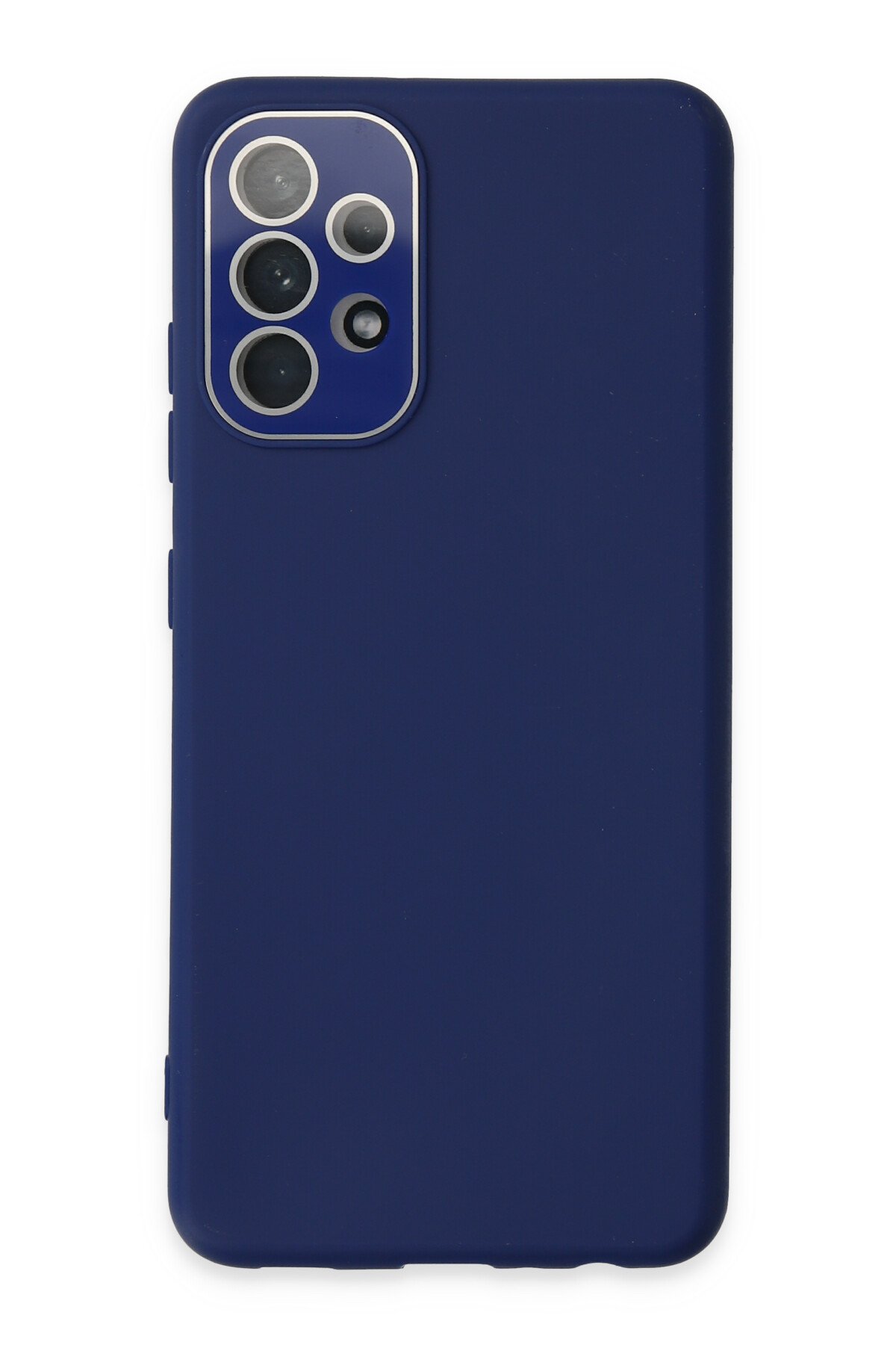 Newface Samsung Galaxy A52 Kılıf Palm Buzlu Kamera Sürgülü Silikon - Turkuaz