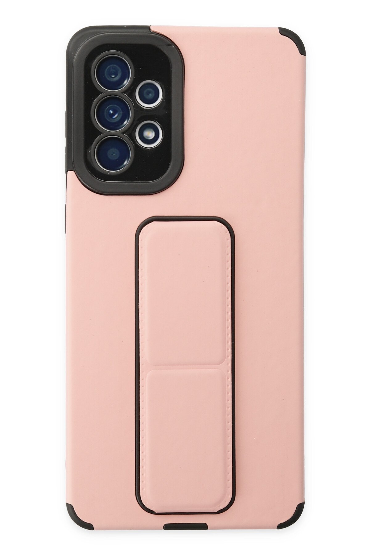 Newface Samsung Galaxy A52 Kılıf Sofya Yüzüklü Silikon Kapak - Lacivert