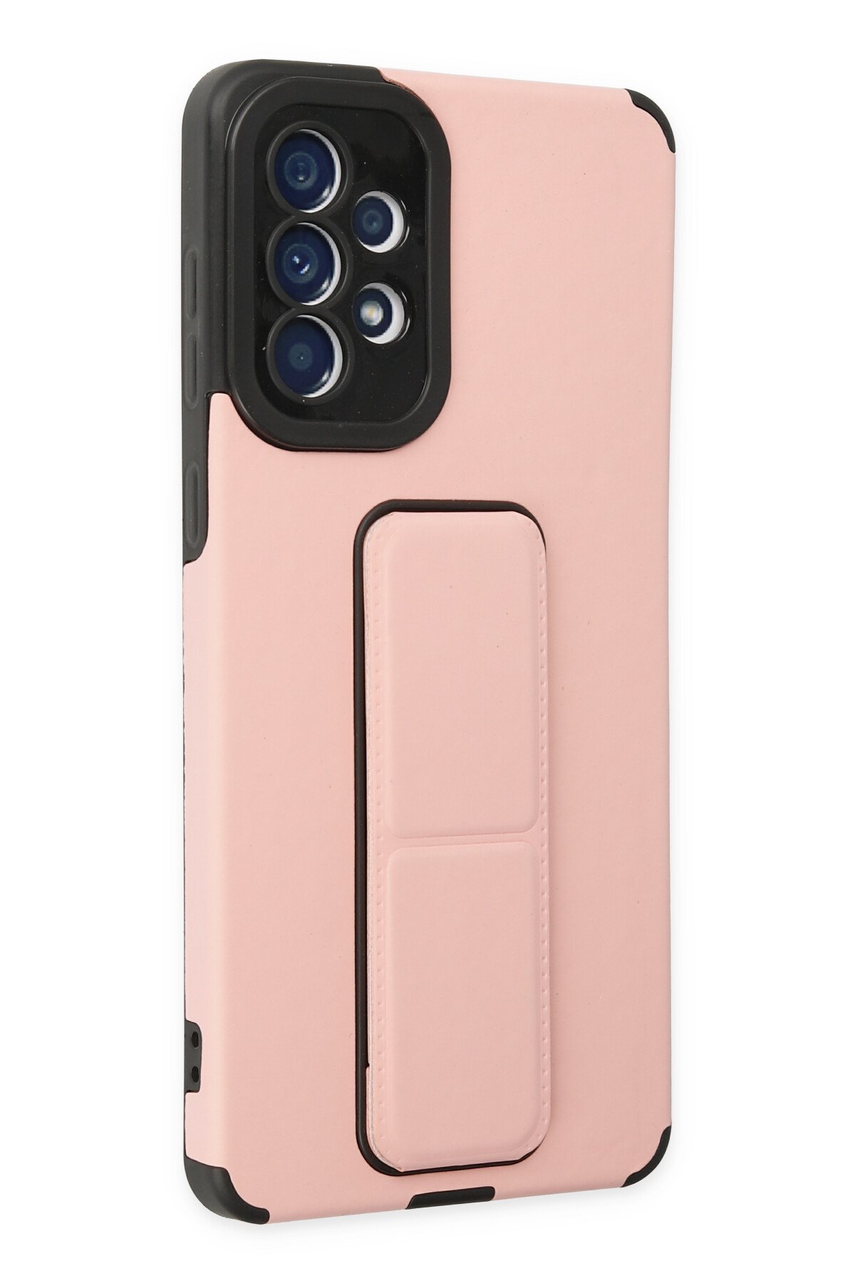 Newface Samsung Galaxy A52 Kılıf Sofya Yüzüklü Silikon Kapak - Lacivert