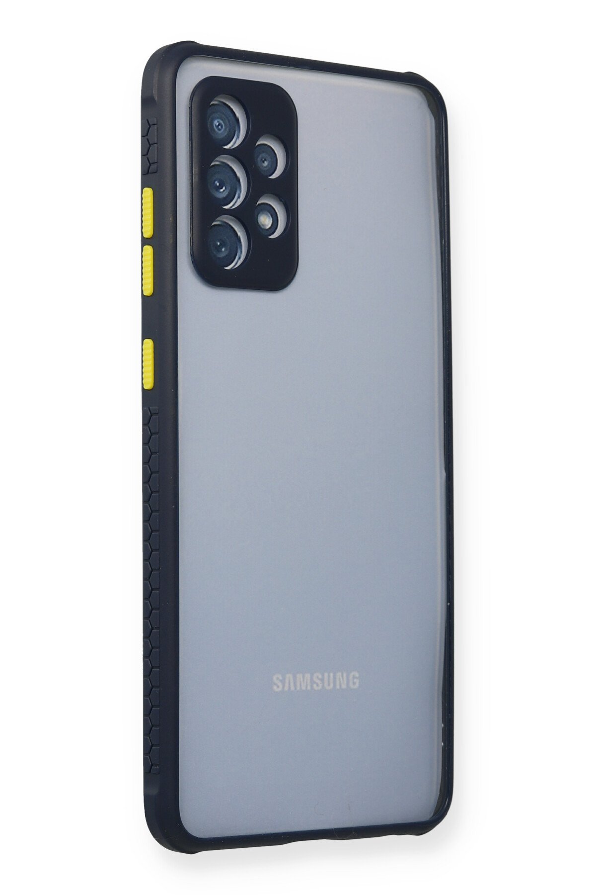 Newface Samsung Galaxy A52 Kılıf Platin Kamera Koruma Silikon - Yeşil