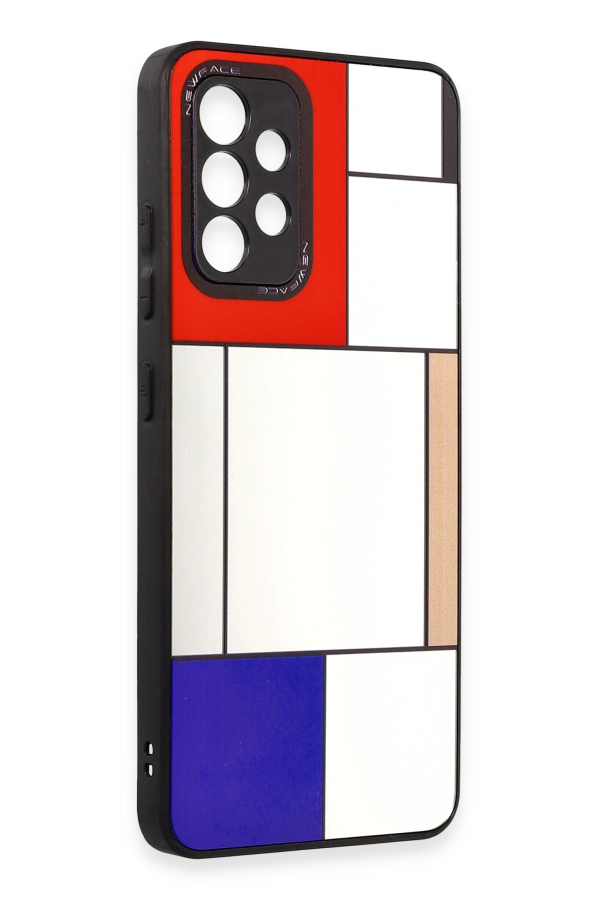 Newface Samsung Galaxy A52 Kılıf Platin Kamera Koruma Silikon - Siyah