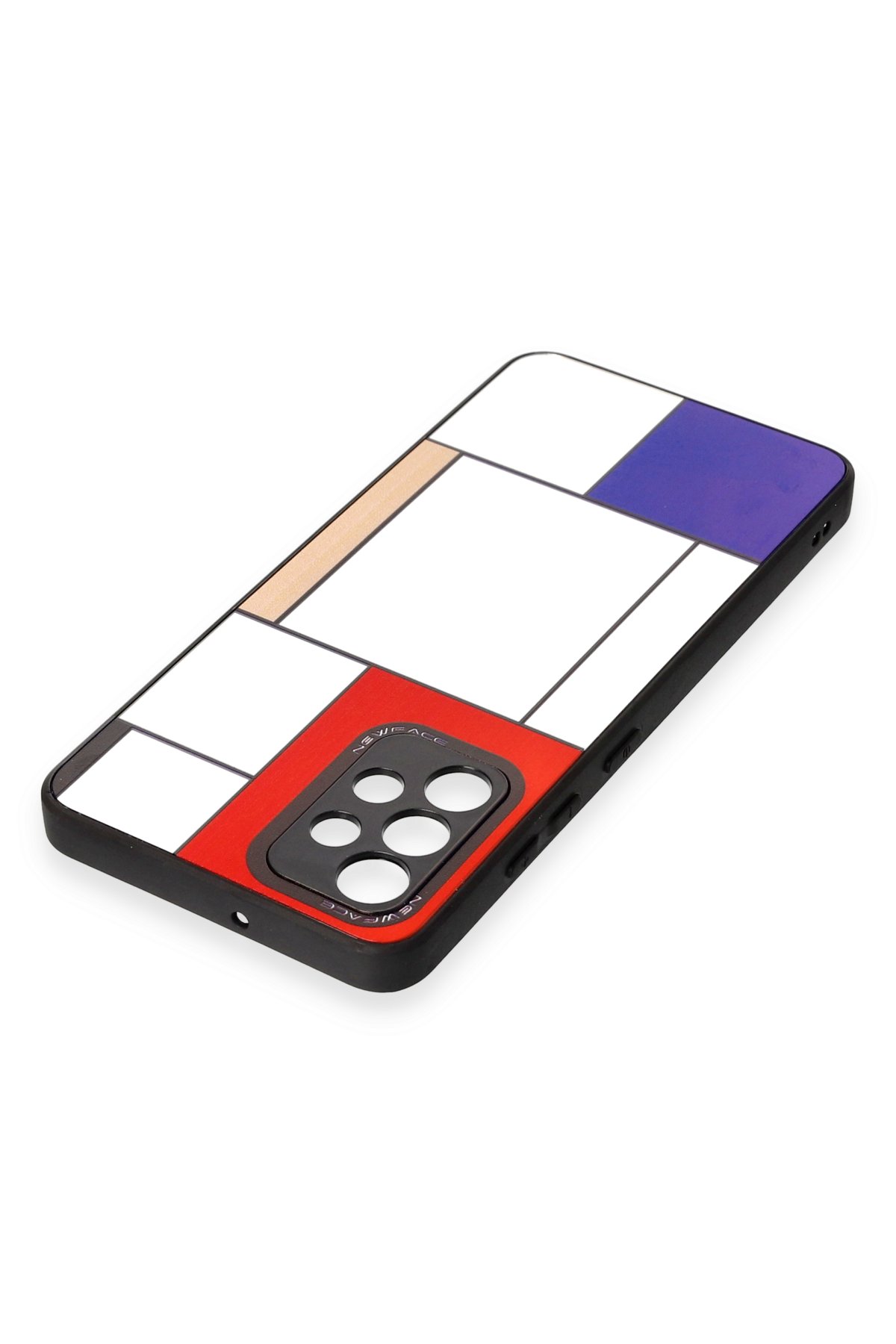 Newface Samsung Galaxy A52 Kılıf Platin Kamera Koruma Silikon - Siyah