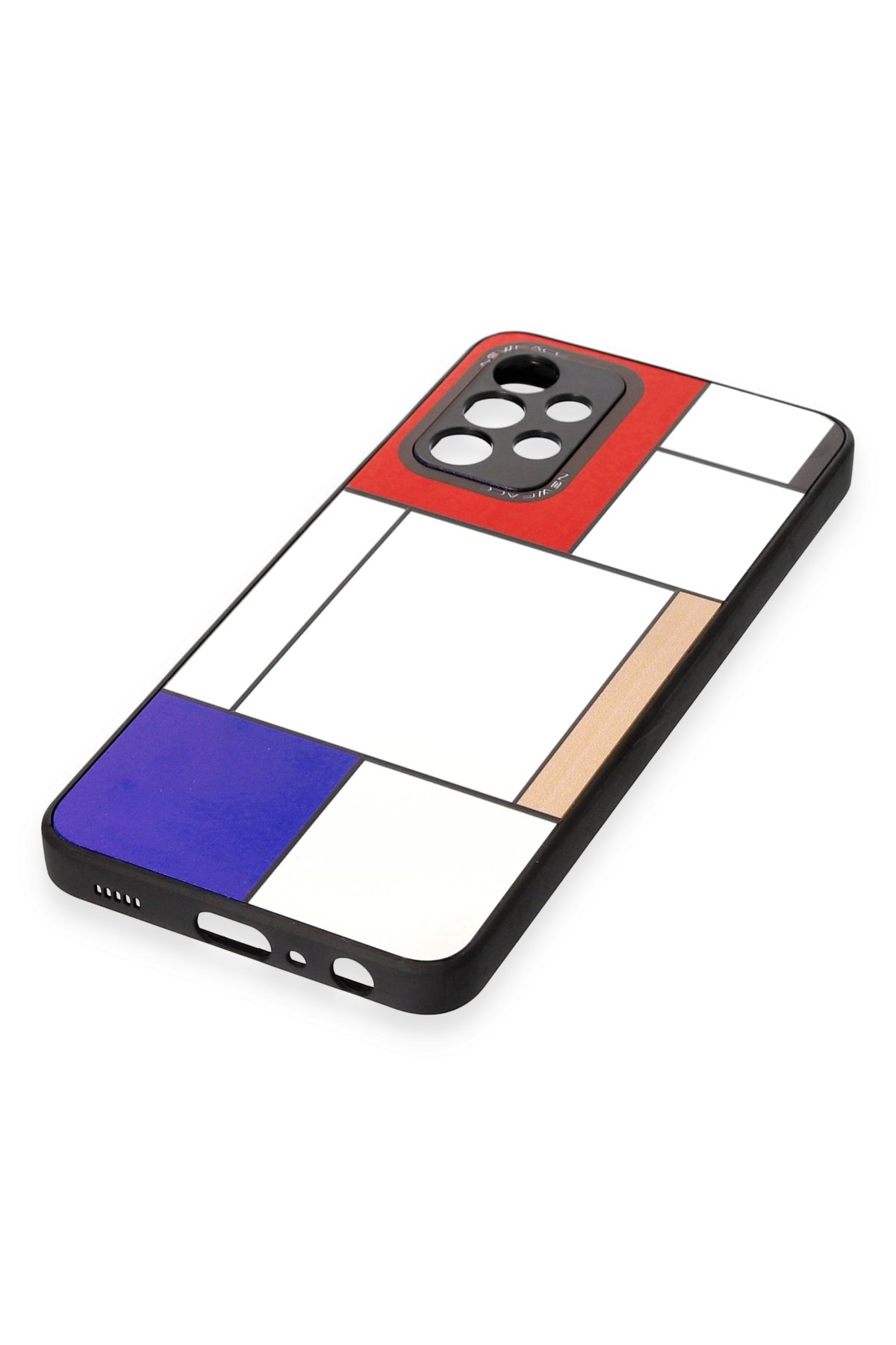 Newface Samsung Galaxy A52 Kılıf Platin Kamera Koruma Silikon - Siyah