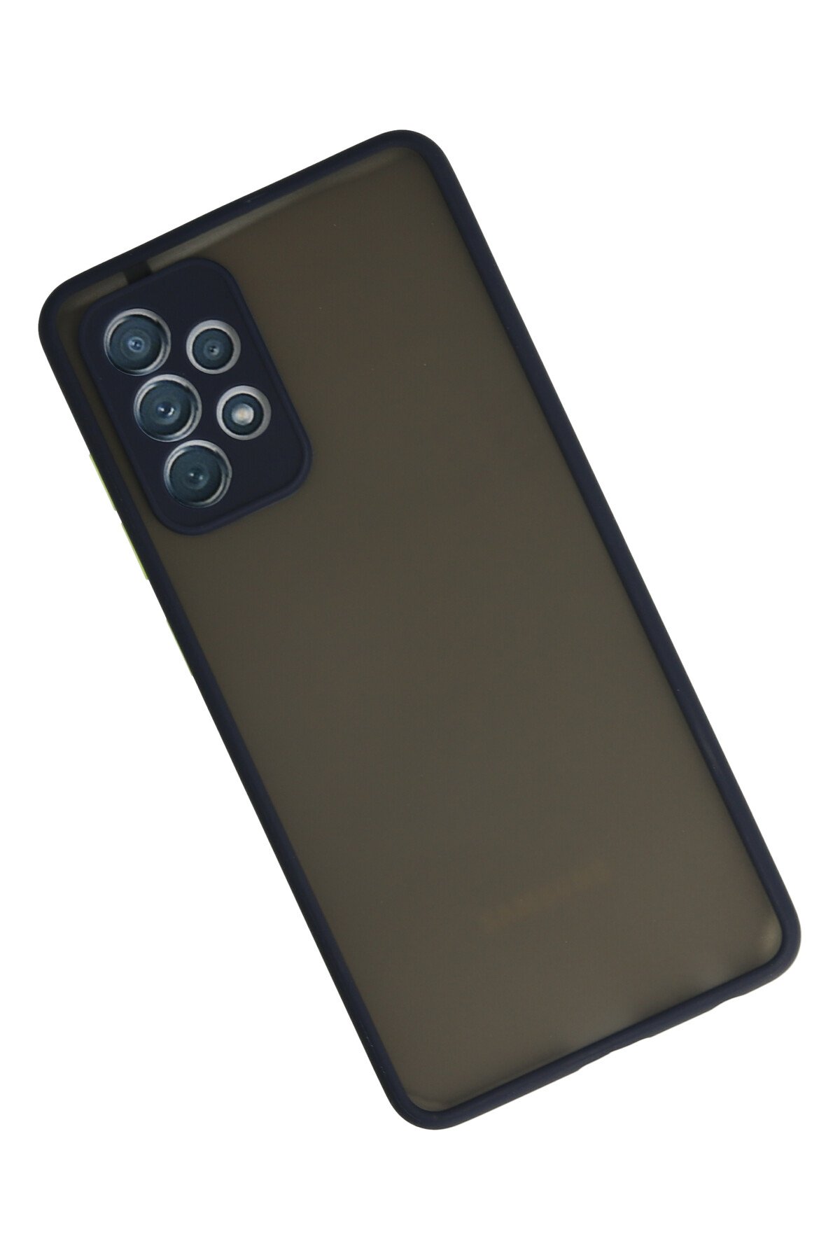 Newface Samsung Galaxy A52 Kılıf Platin Silikon - Mavi