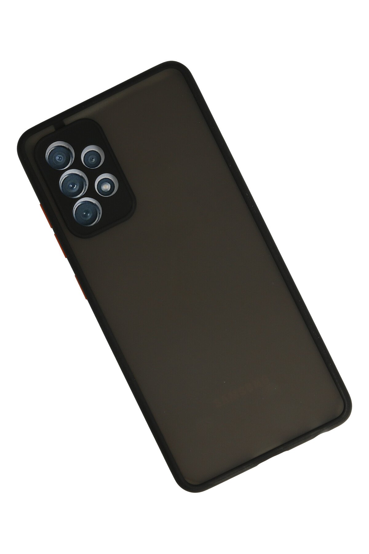 Newface Samsung Galaxy A52S Kılıf Palm Buzlu Kamera Sürgülü Silikon - Pembe