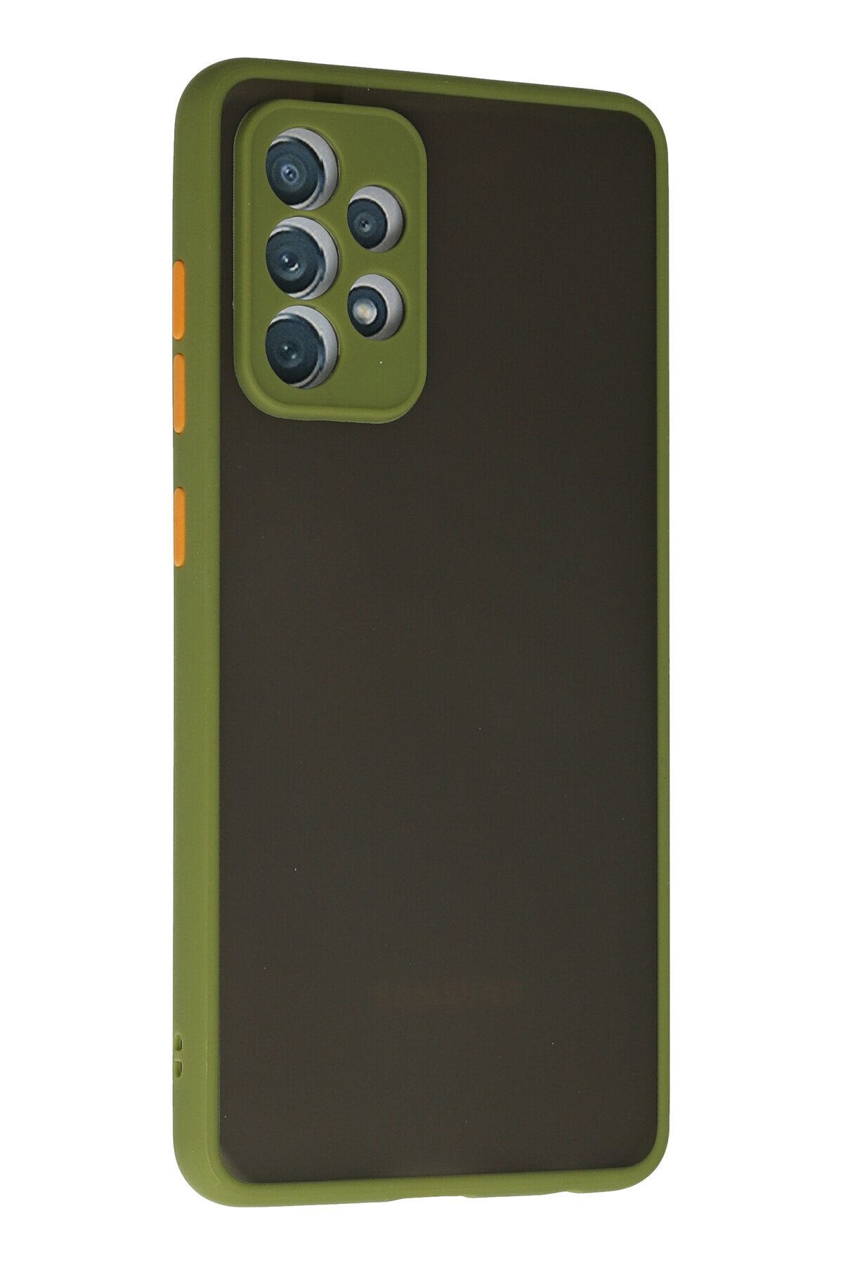 Newface Samsung Galaxy A52 Kılıf Pars Lens Yüzüklü Silikon - Siyah