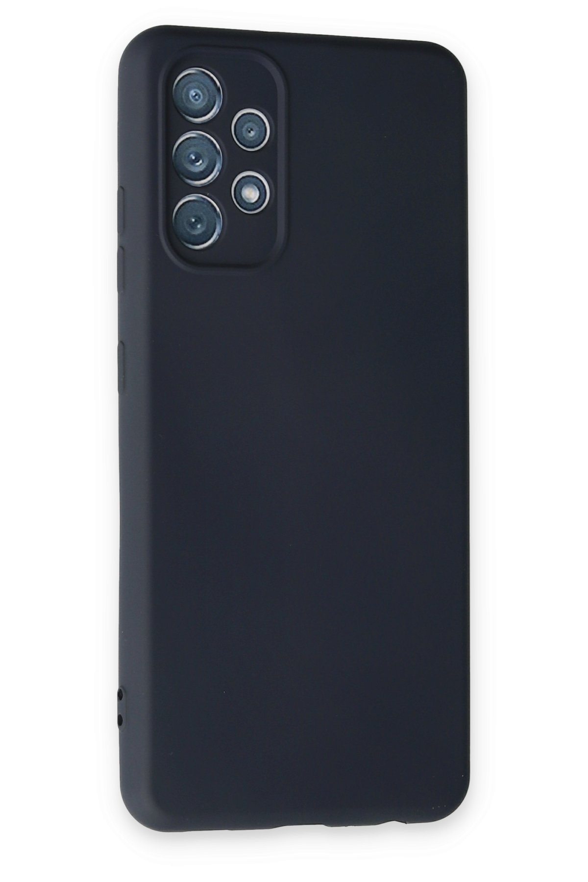 Newface Samsung Galaxy A52 Kılıf Sofya Yüzüklü Silikon Kapak - Siyah