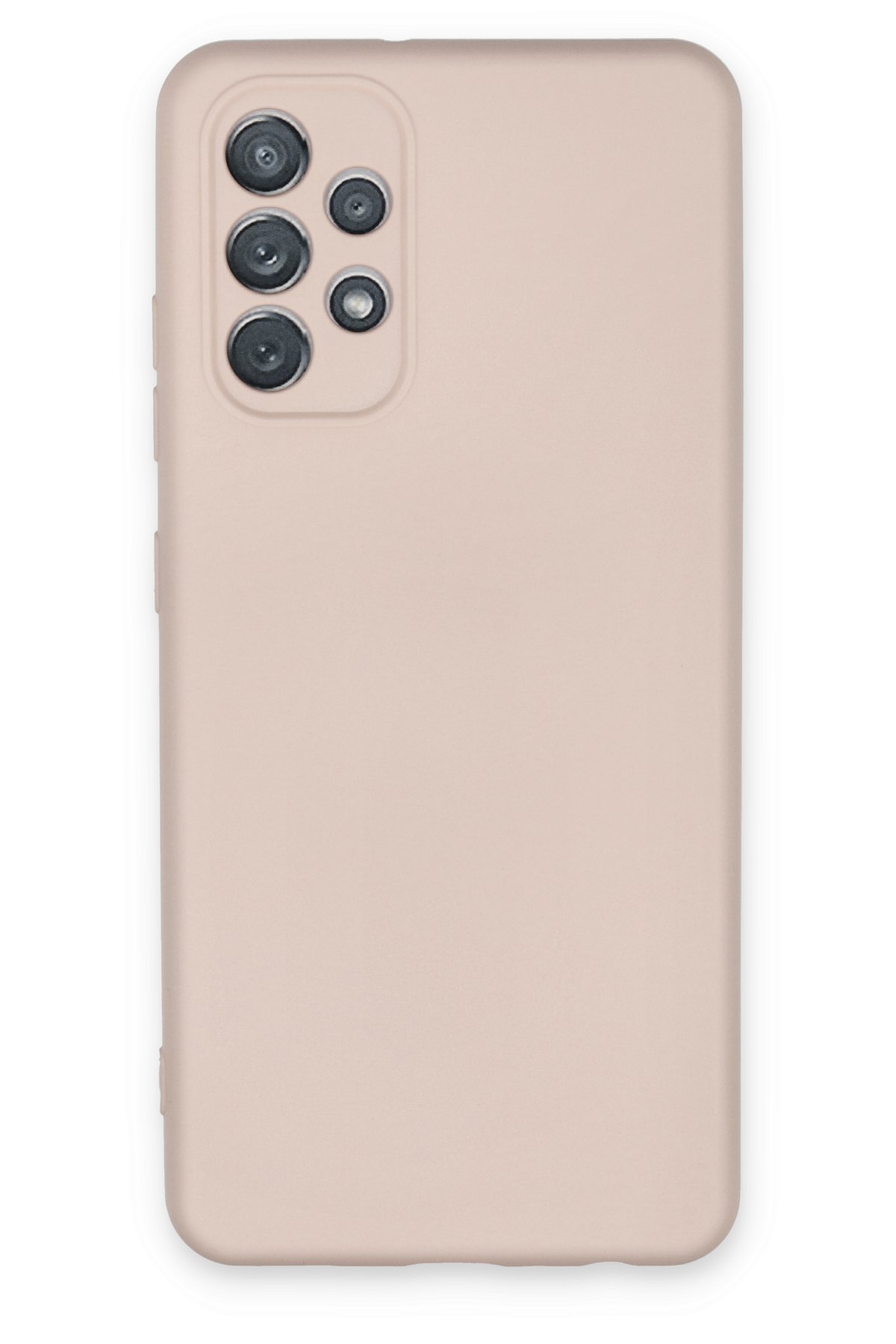 Newface Samsung Galaxy A52 Kılıf Palm Buzlu Kamera Sürgülü Silikon - Siyah