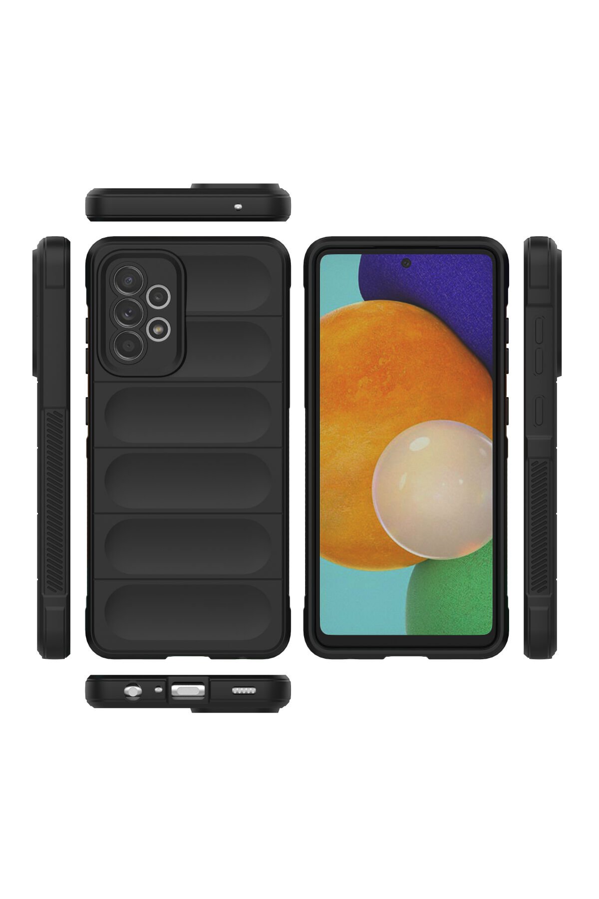 Newface Samsung Galaxy A52S Kılıf Auto Focus Kapak - Lacivert