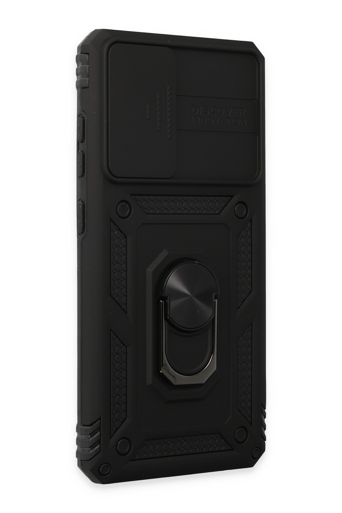 Newface Samsung Galaxy A52 Kılıf Palm Buzlu Kamera Sürgülü Silikon - Kırmızı