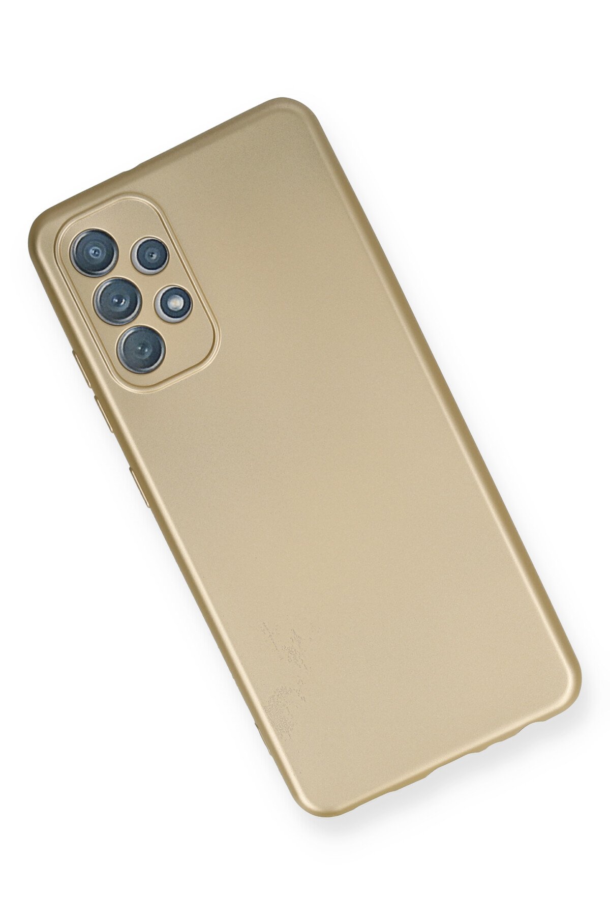 Newface Samsung Galaxy A52S Kılıf Nano içi Kadife Silikon - Turuncu