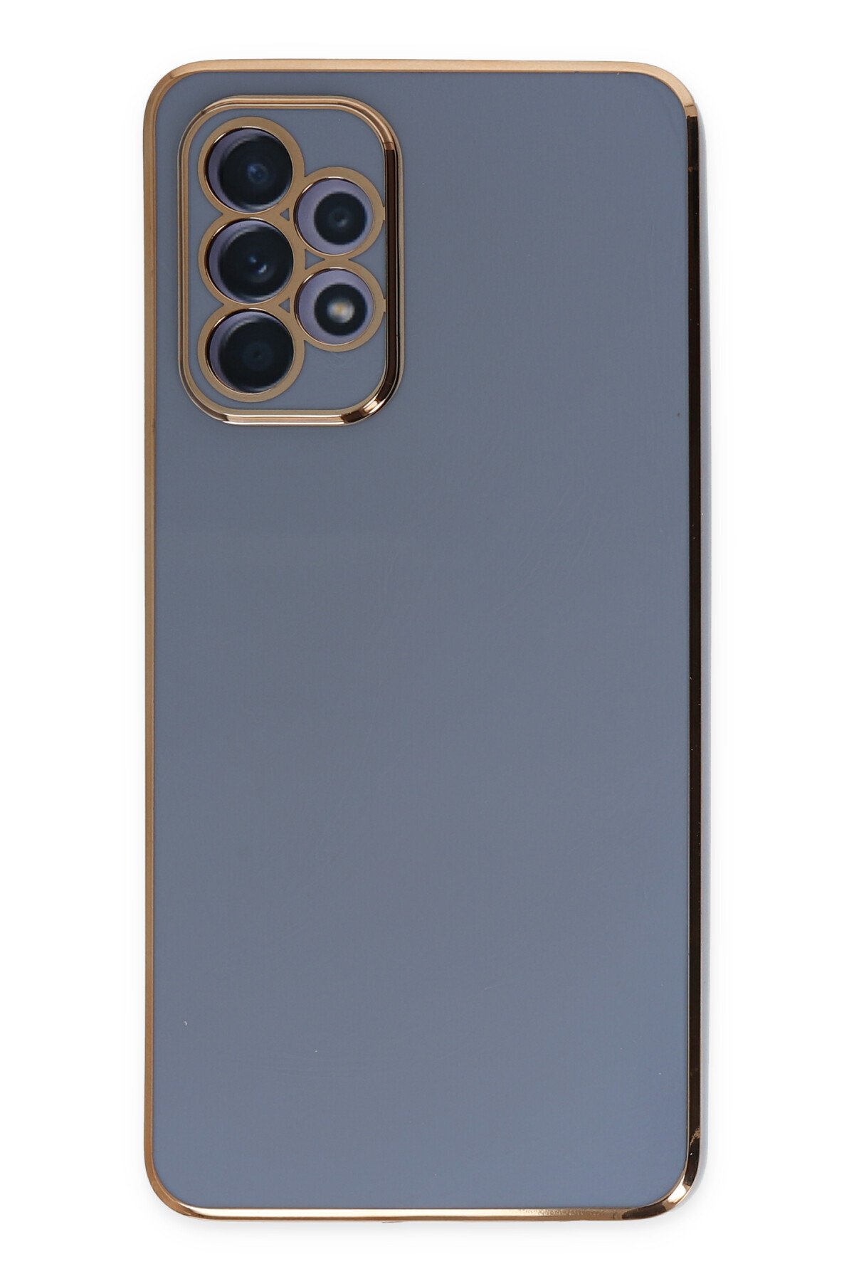 Newface Samsung Galaxy A52 Kılıf Nano içi Kadife Silikon - Lacivert