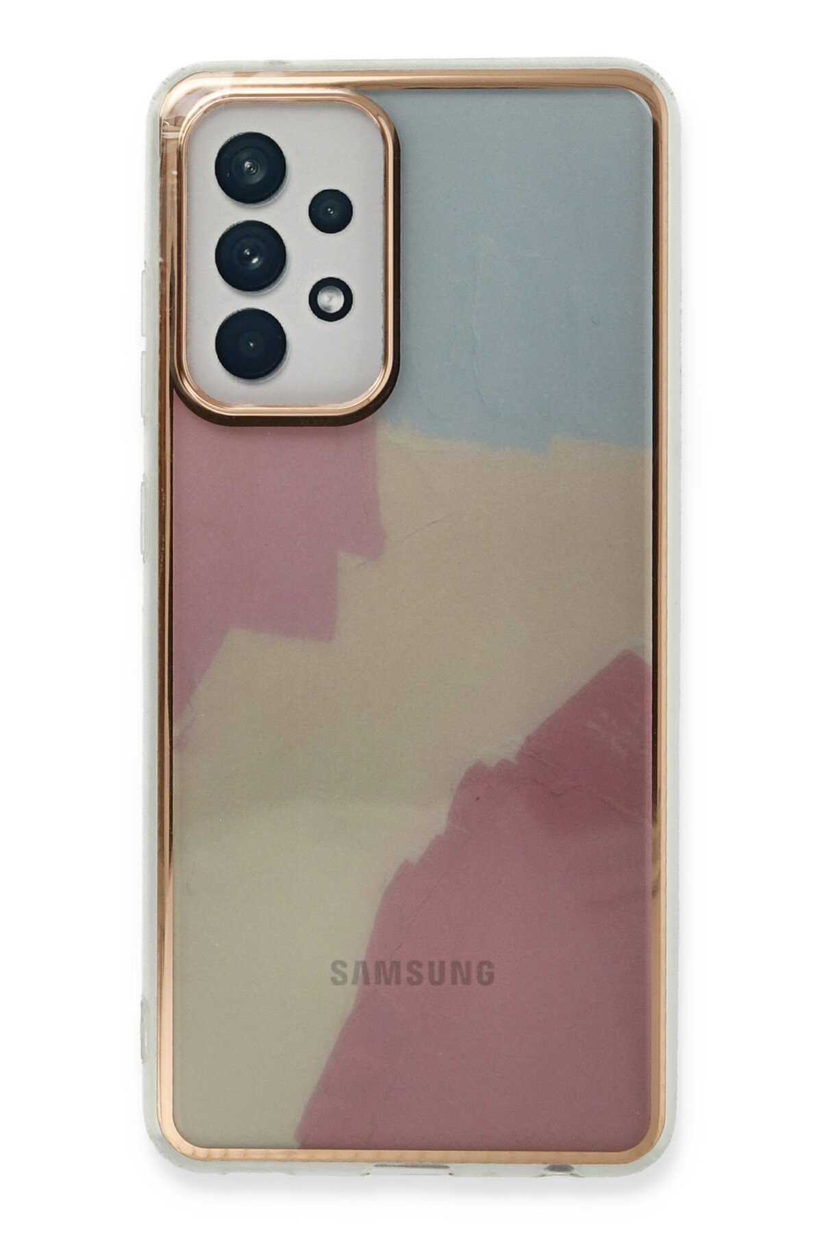 Newface Samsung Galaxy A52S Kılıf Platin Kamera Koruma Silikon - Açık Yeşil