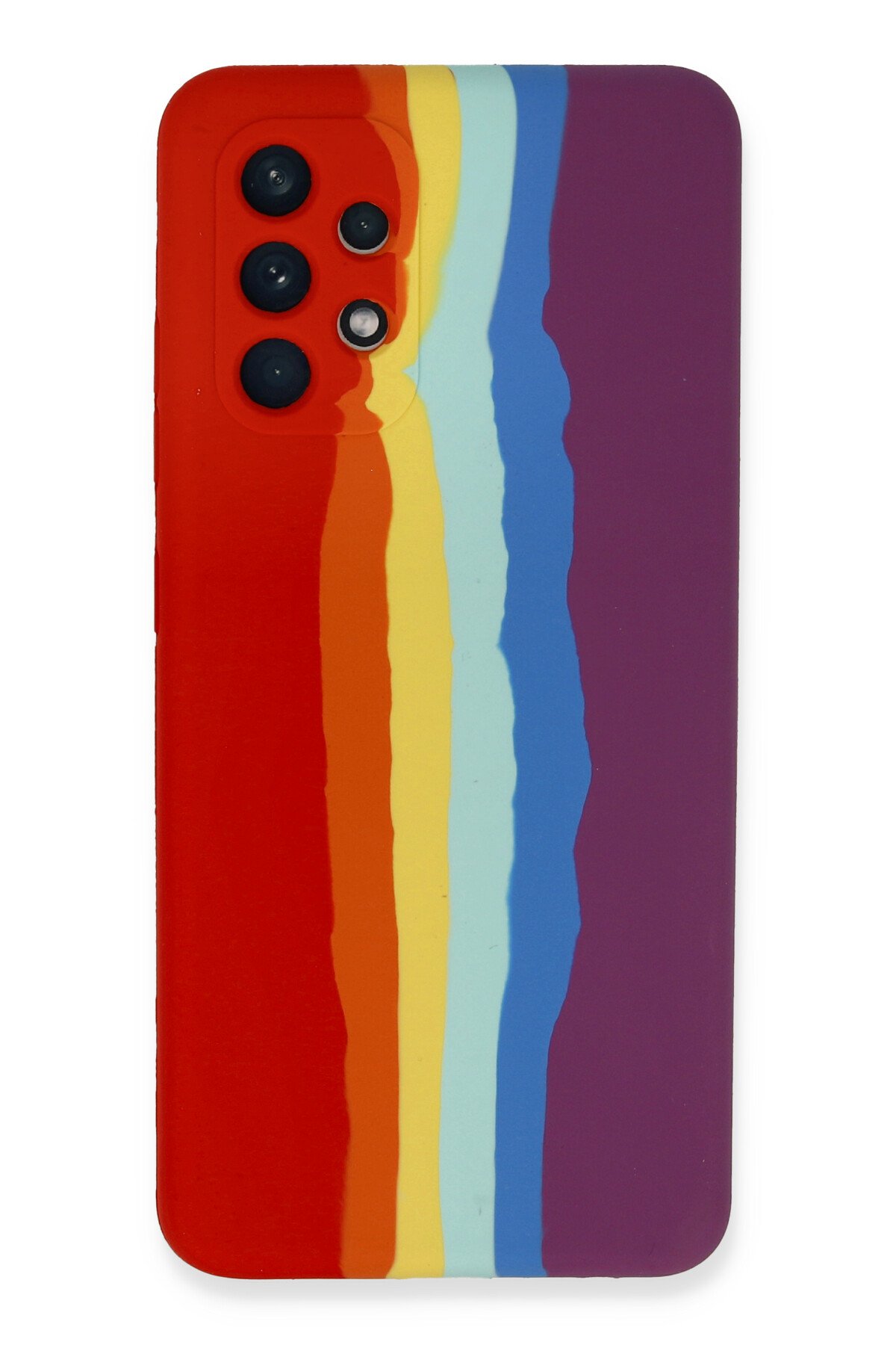 Newface Samsung Galaxy A52S Kılıf Platin Kamera Koruma Silikon - Sarı