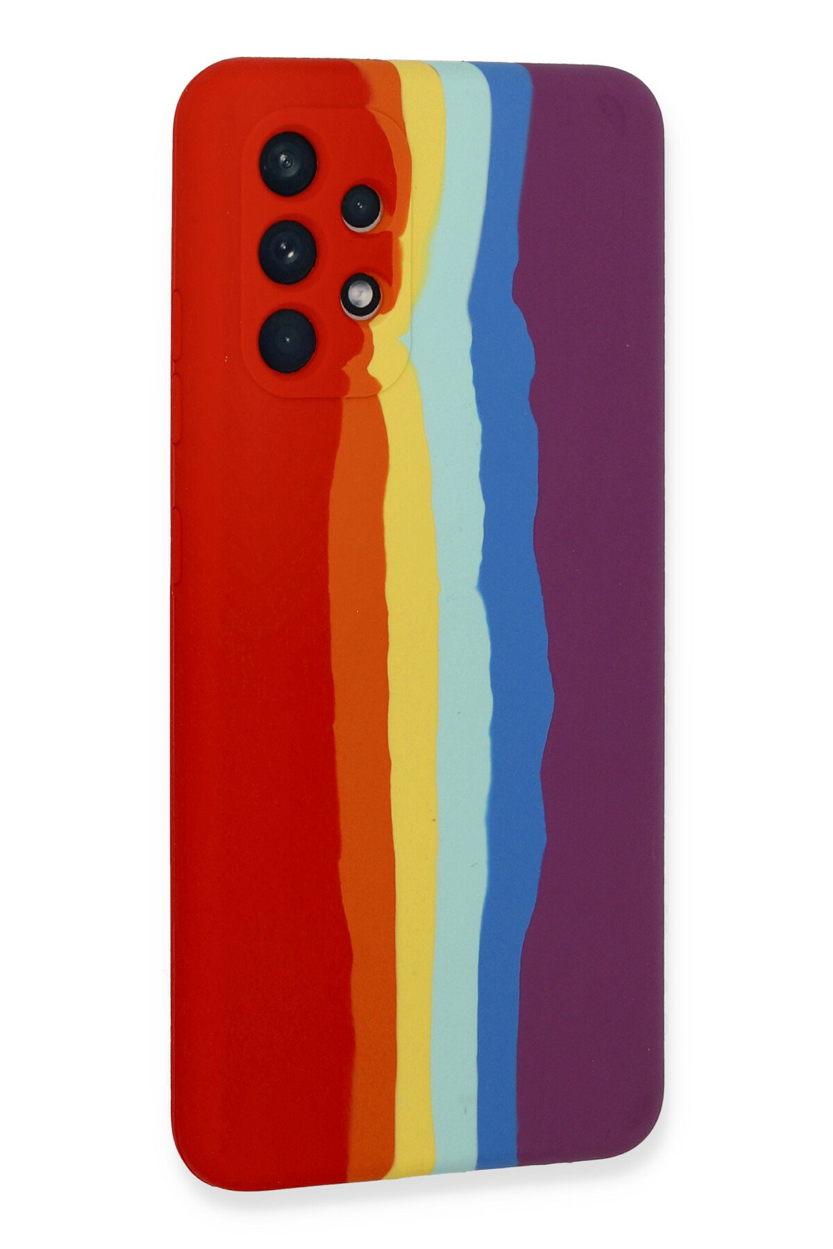 Newface Samsung Galaxy A52S Kılıf Platin Kamera Koruma Silikon - Sarı