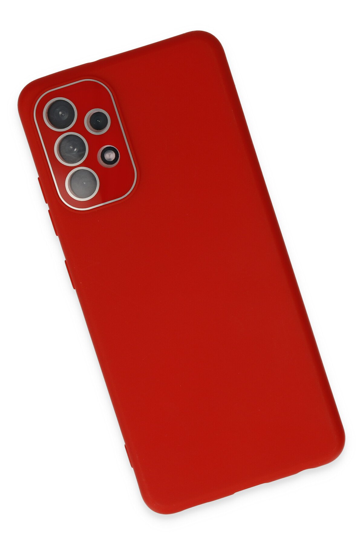 Newface Samsung Galaxy A52S Kılıf Platin Silikon - Lila