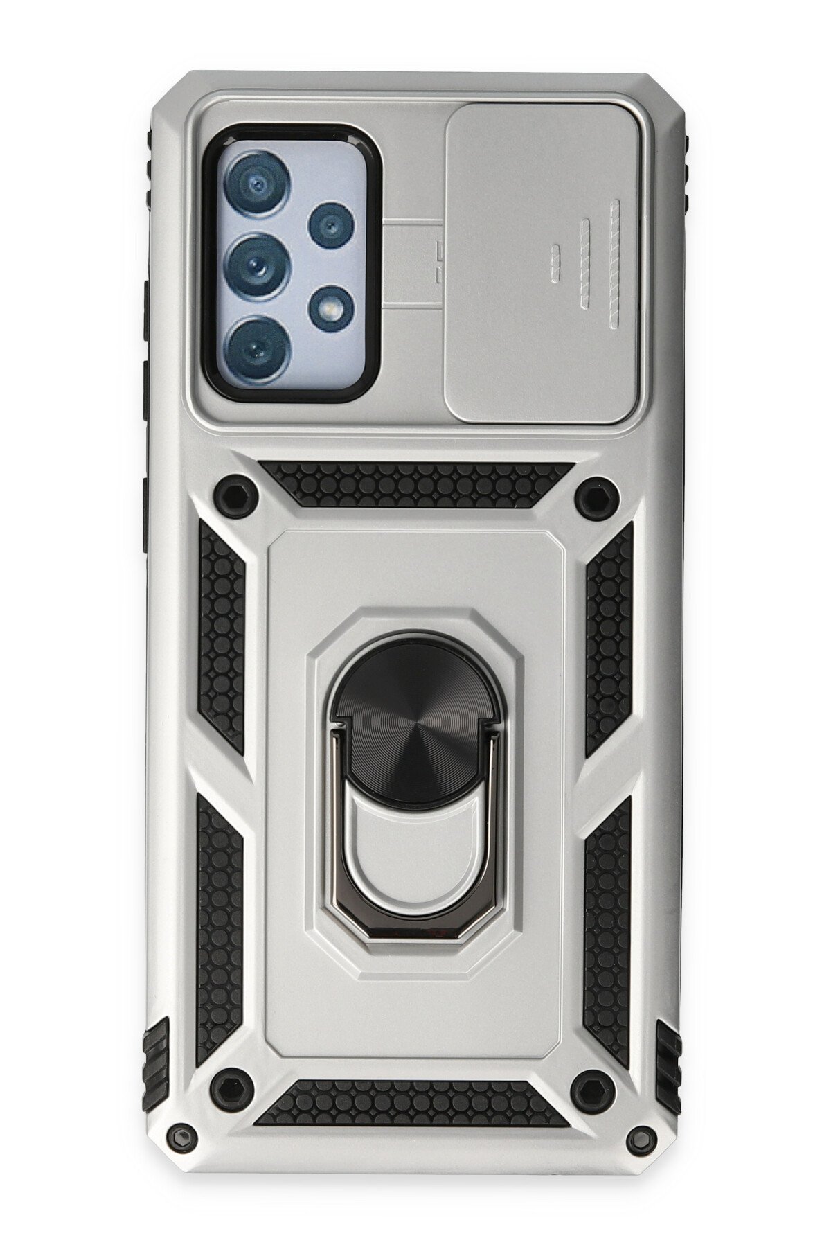 Newface Samsung Galaxy A52S Kılıf Sofya Yüzüklü Silikon Kapak - Rose