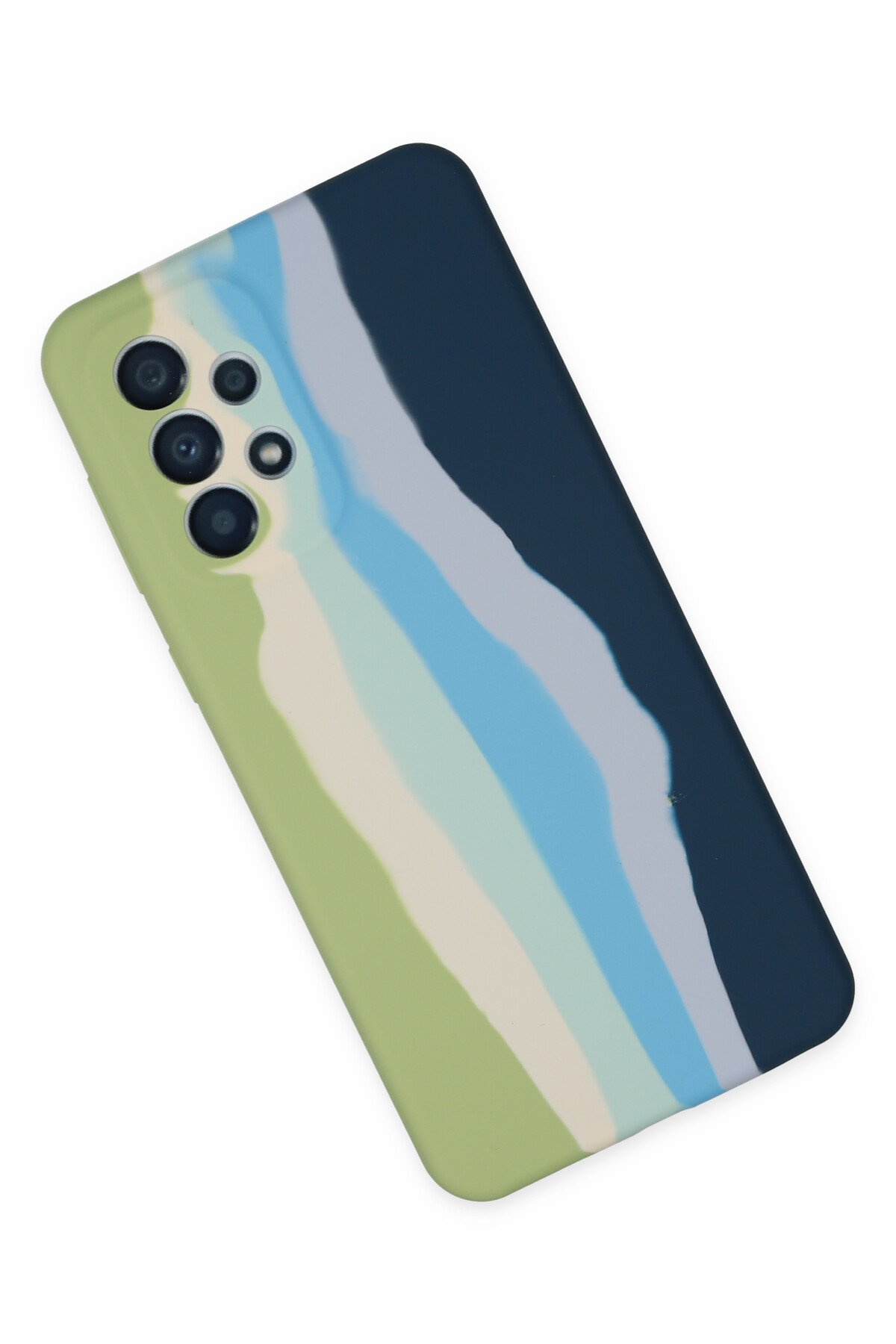 Newface Samsung Galaxy A53 5G Kılıf Montreal Silikon Kapak - Lacivert