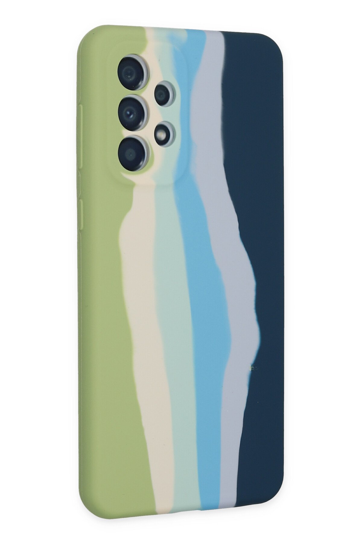 Newface Samsung Galaxy A53 5G Kılıf Montreal Silikon Kapak - Lacivert