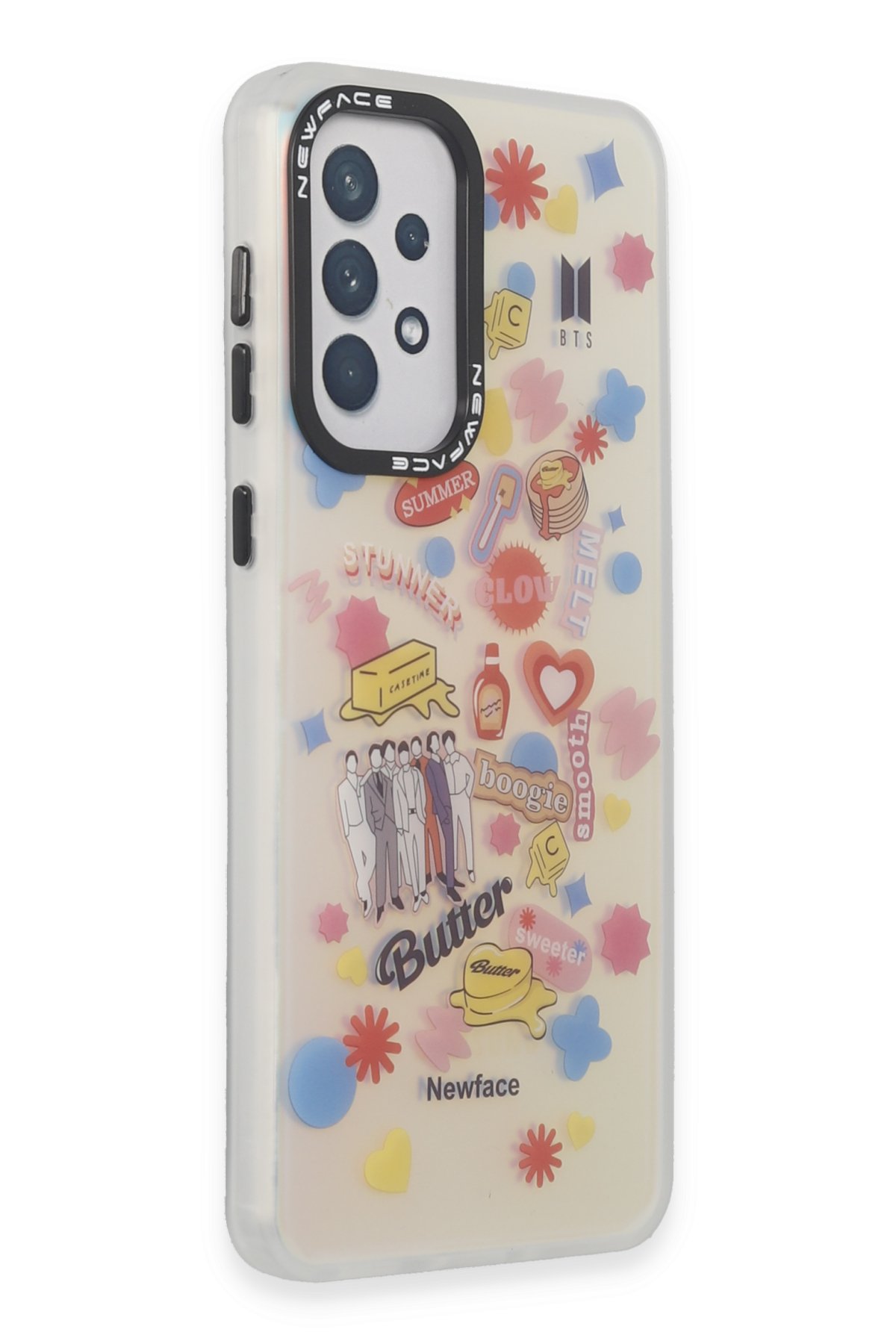 Newface Samsung Galaxy A53 5G Kılıf Platin Silikon - Siyah