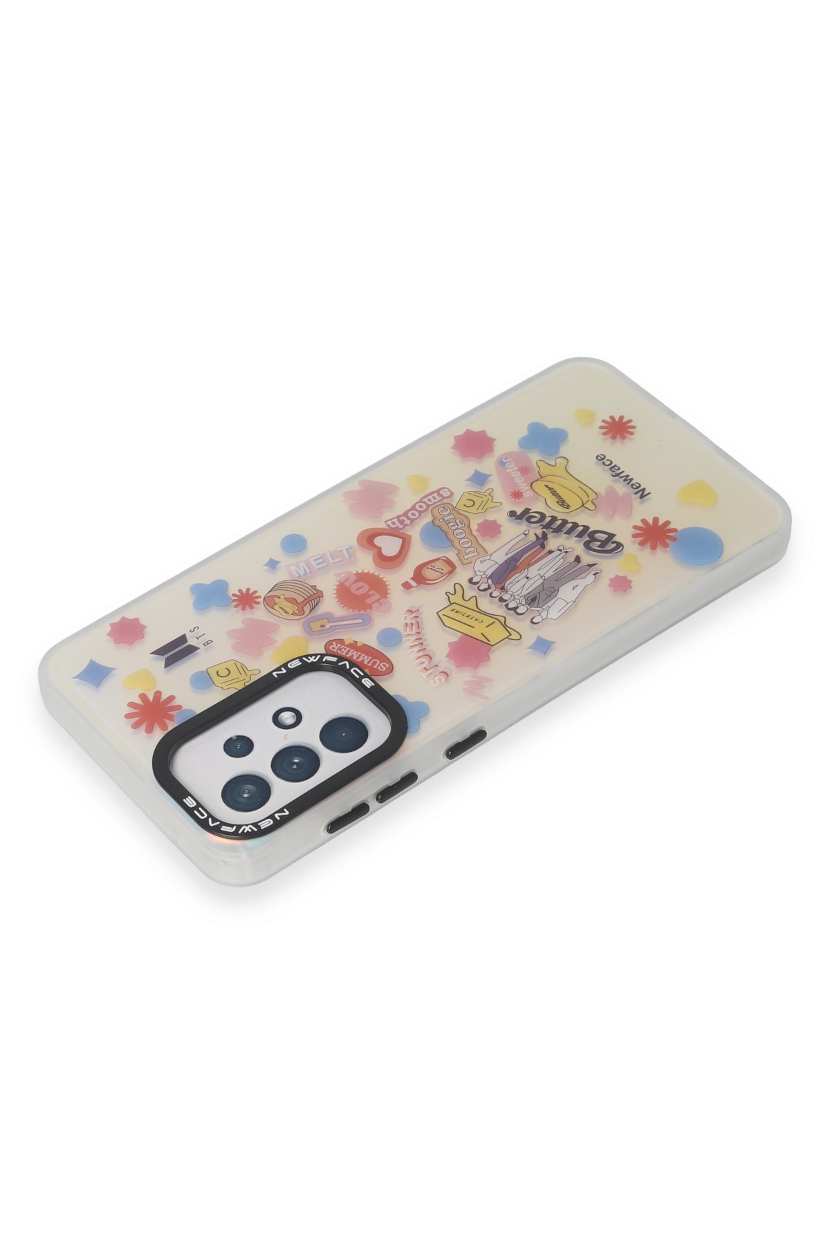 Newface Samsung Galaxy A53 5G Kılıf Platin Silikon - Siyah