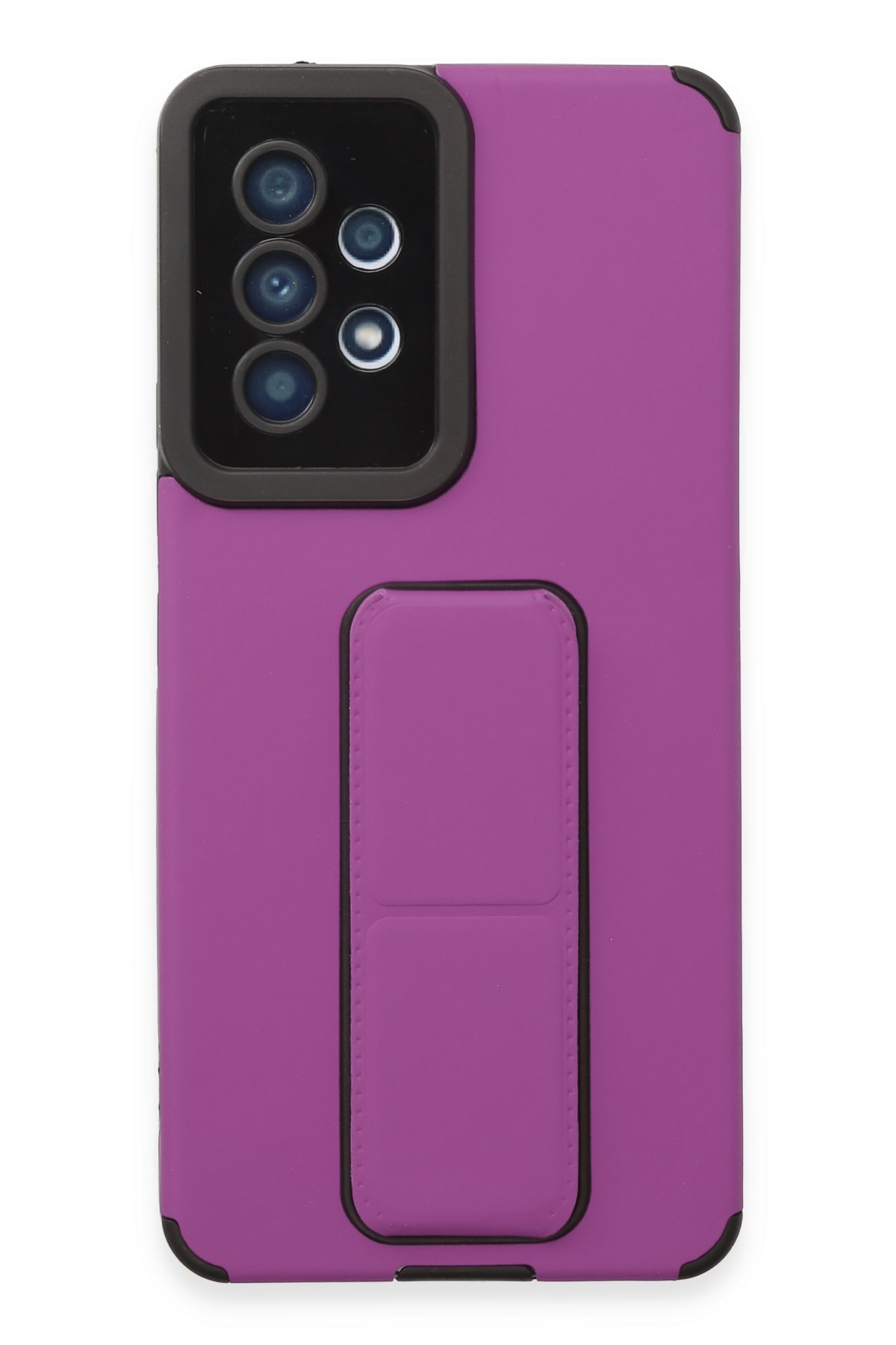 Newface Samsung Galaxy A53 5G Kılıf Liva Lens Silikon - Yeşil