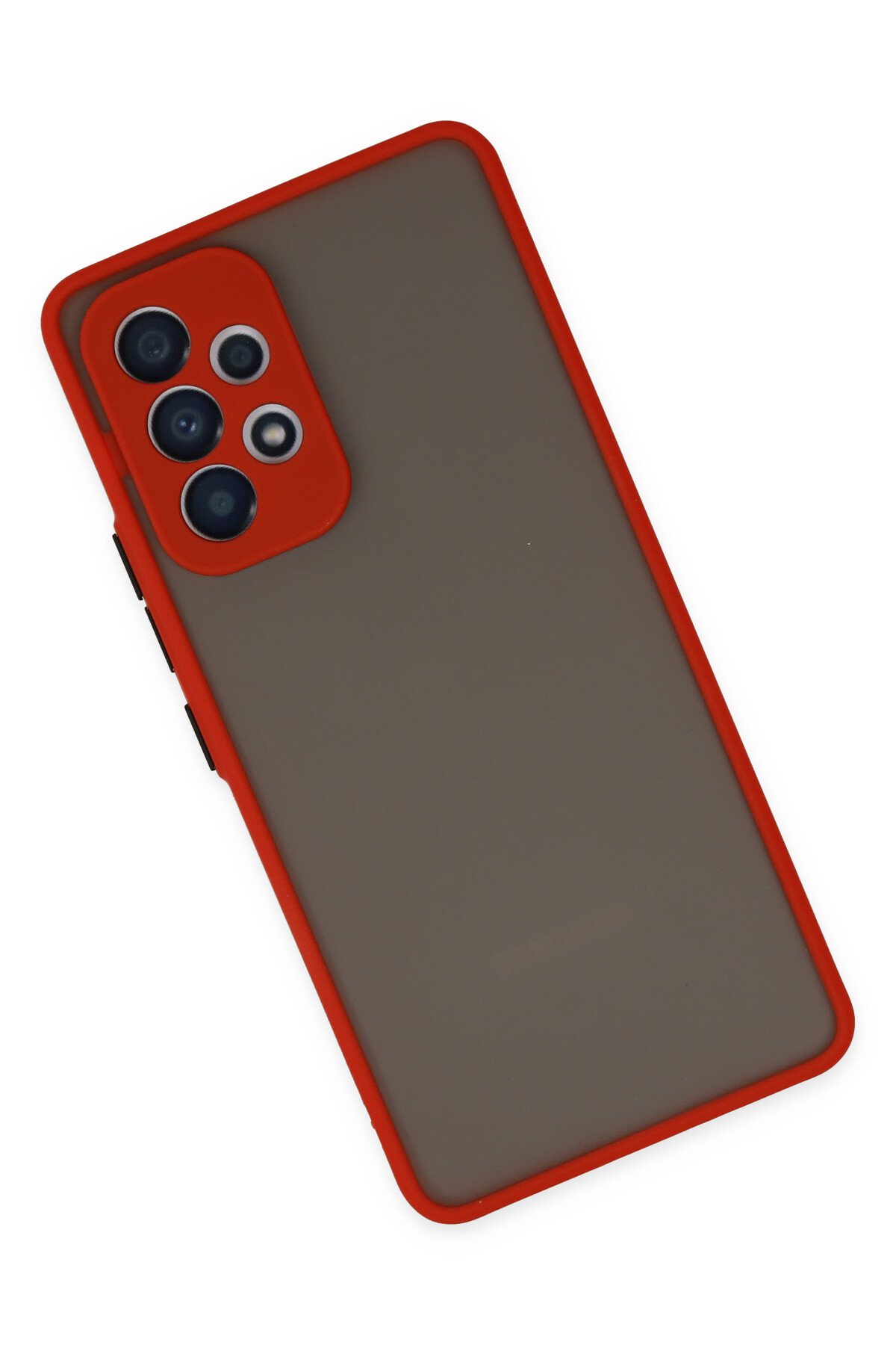 Newface Samsung Galaxy A53 5G Kılıf Platin Silikon - Siyah