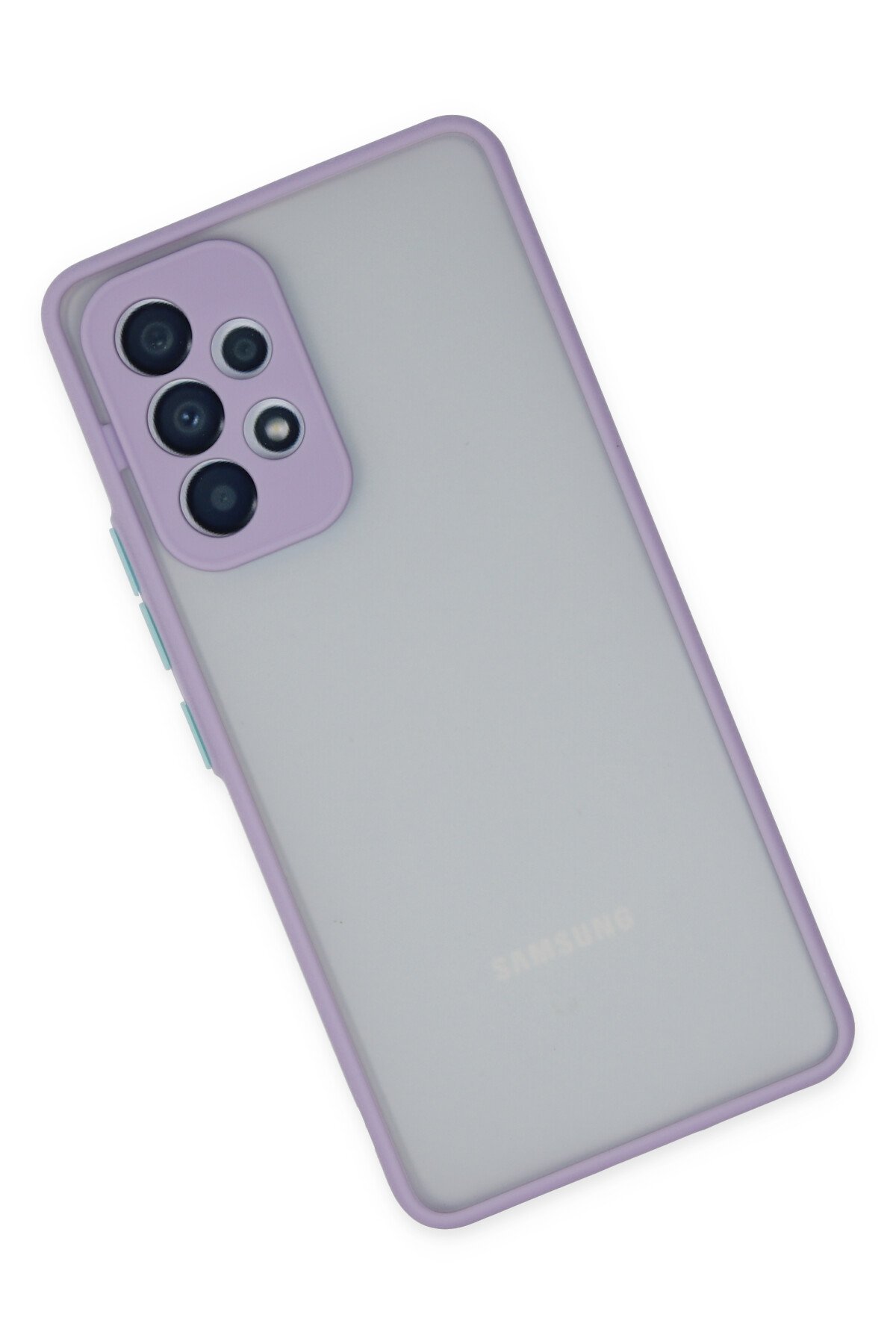 Newface Samsung Galaxy A53 5G Kılıf Elegant Kapak - Pudra