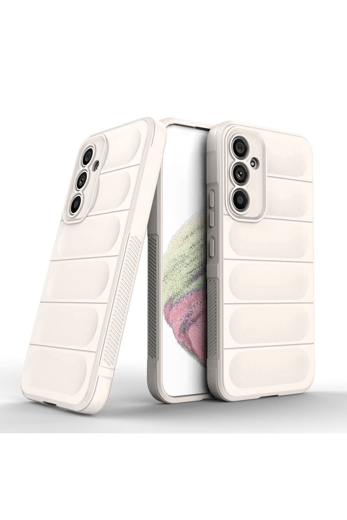 Newface Samsung Galaxy A53 5G Kılıf Optimum Silikon - Krem