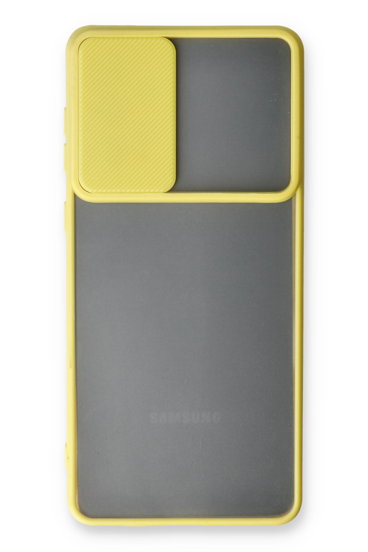 Newface Samsung Galaxy A53 5G Kılıf Lansman Glass Kapak - Mavi