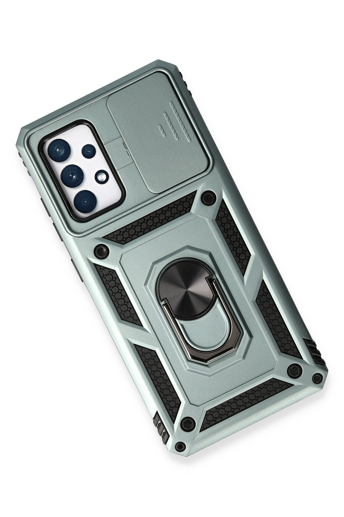 Newface Samsung Galaxy A53 5G Kılıf Platin Silikon - Mavi