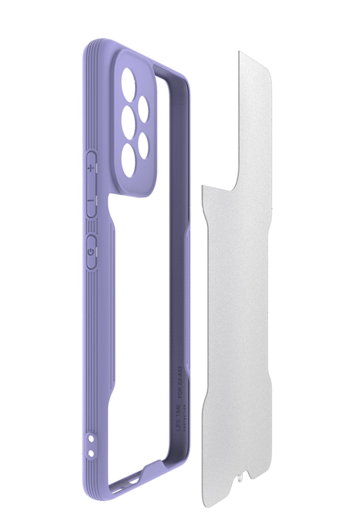 Newface Samsung Galaxy A53 5G Kılıf Mirror Desenli Kapak - Mirror - 13