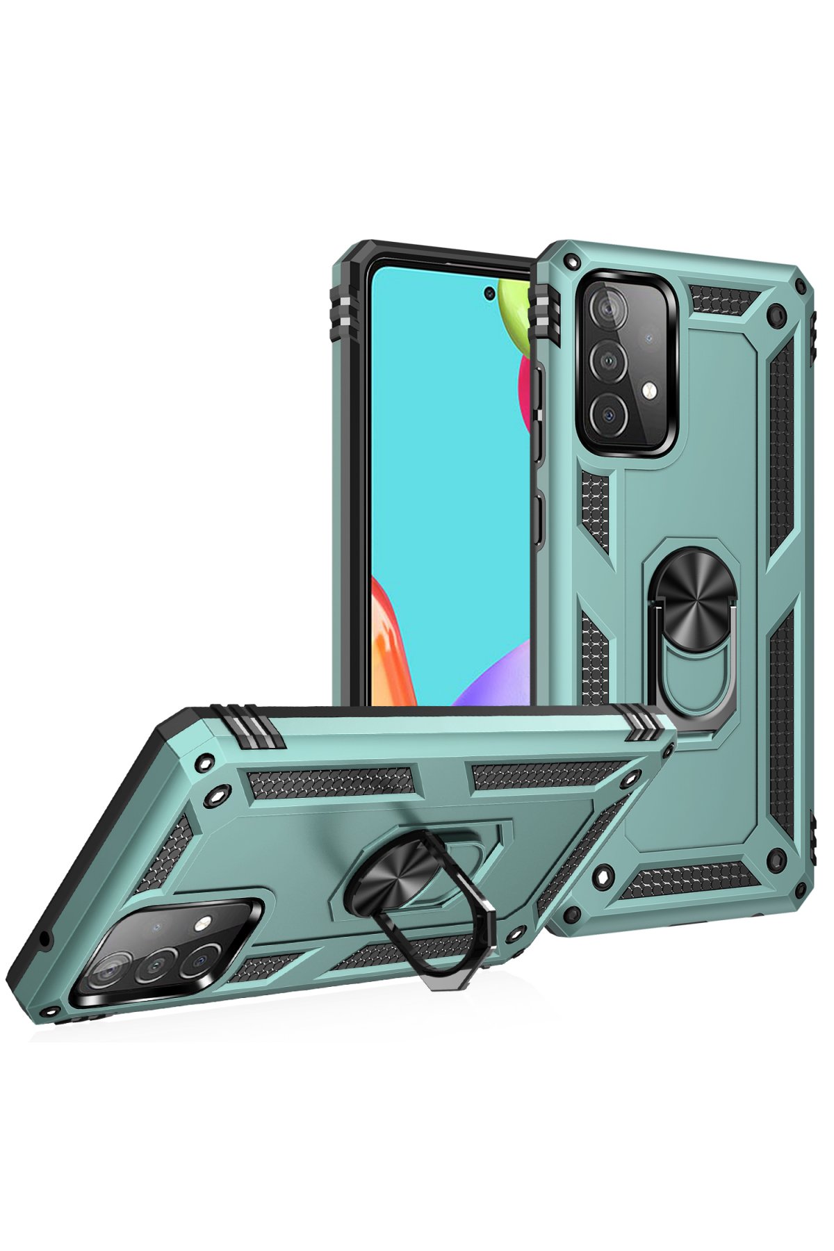 Newface Samsung Galaxy A53 5G Kılıf Elegant Kapak - Pudra