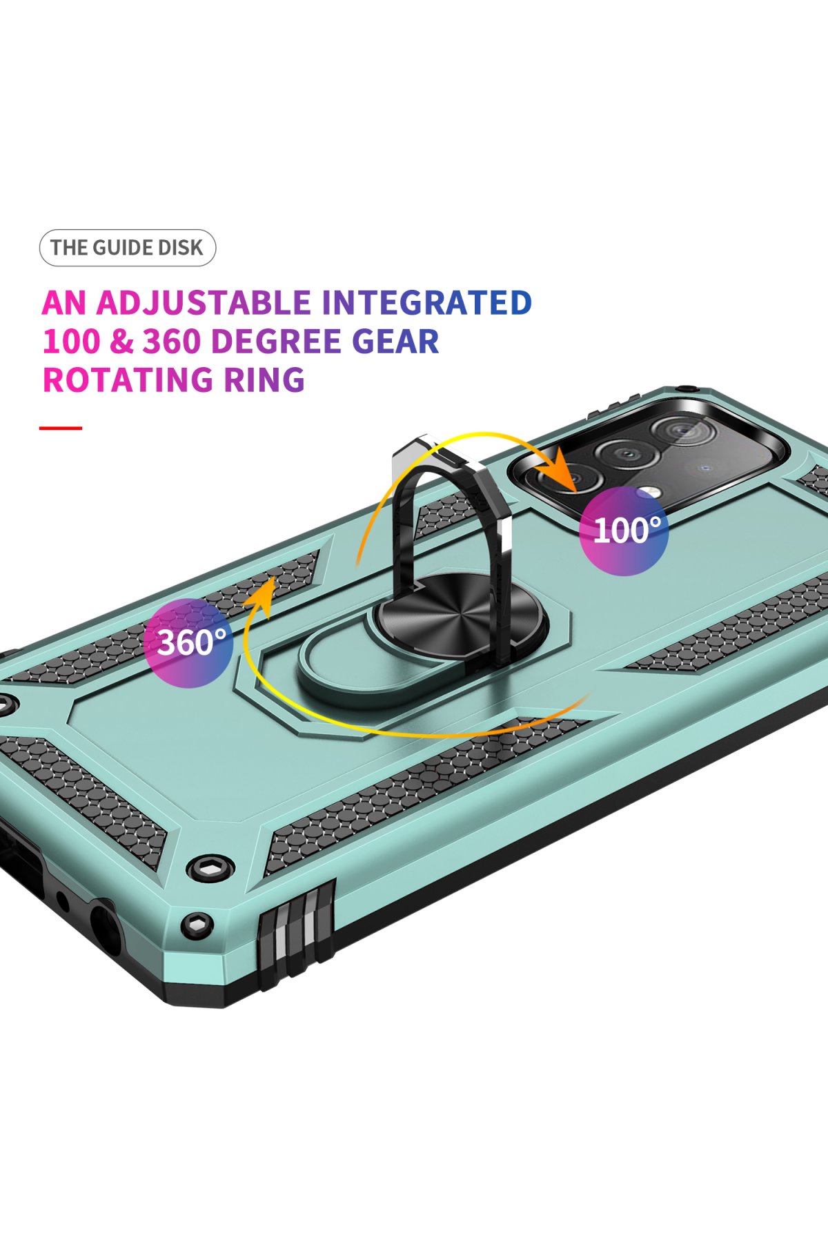 Newface Samsung Galaxy A53 5G Kılıf Elegant Kapak - Pudra