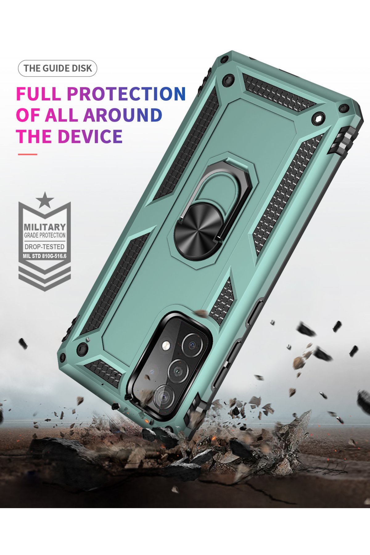 Newface Samsung Galaxy A53 5G Kılıf Elegant Kapak - Pudra